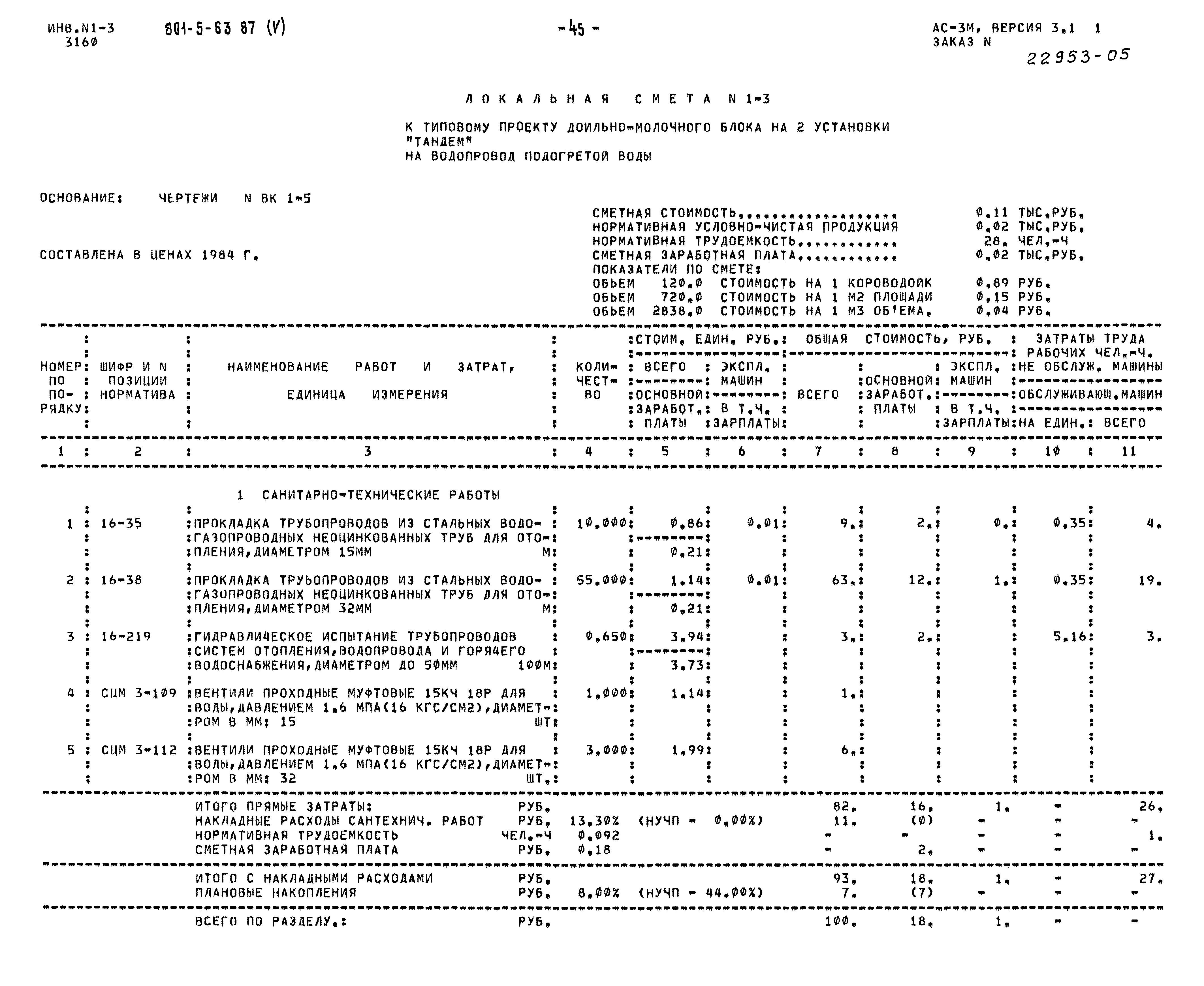 Типовой проект 801-5-63.87