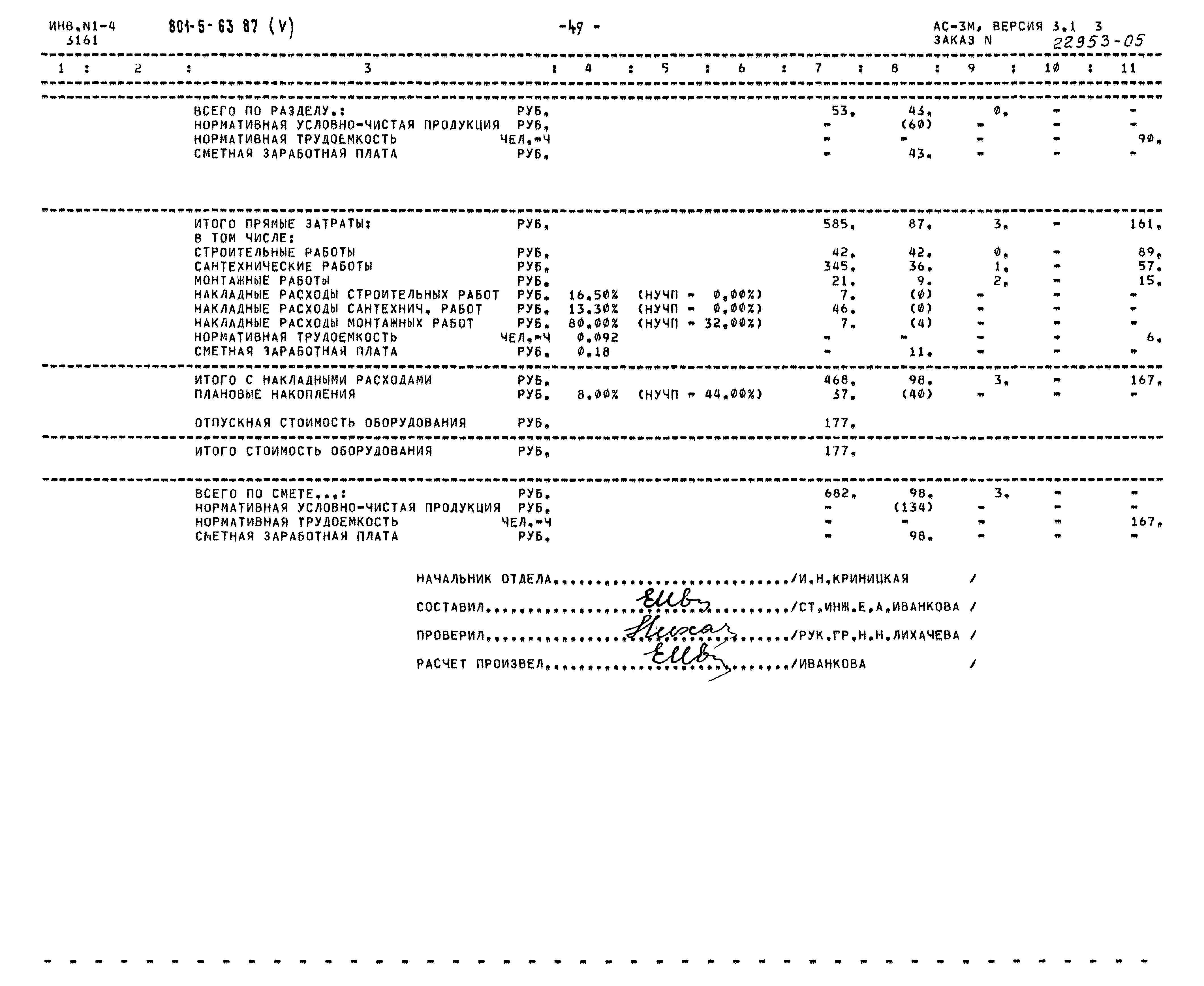 Типовой проект 801-5-63.87