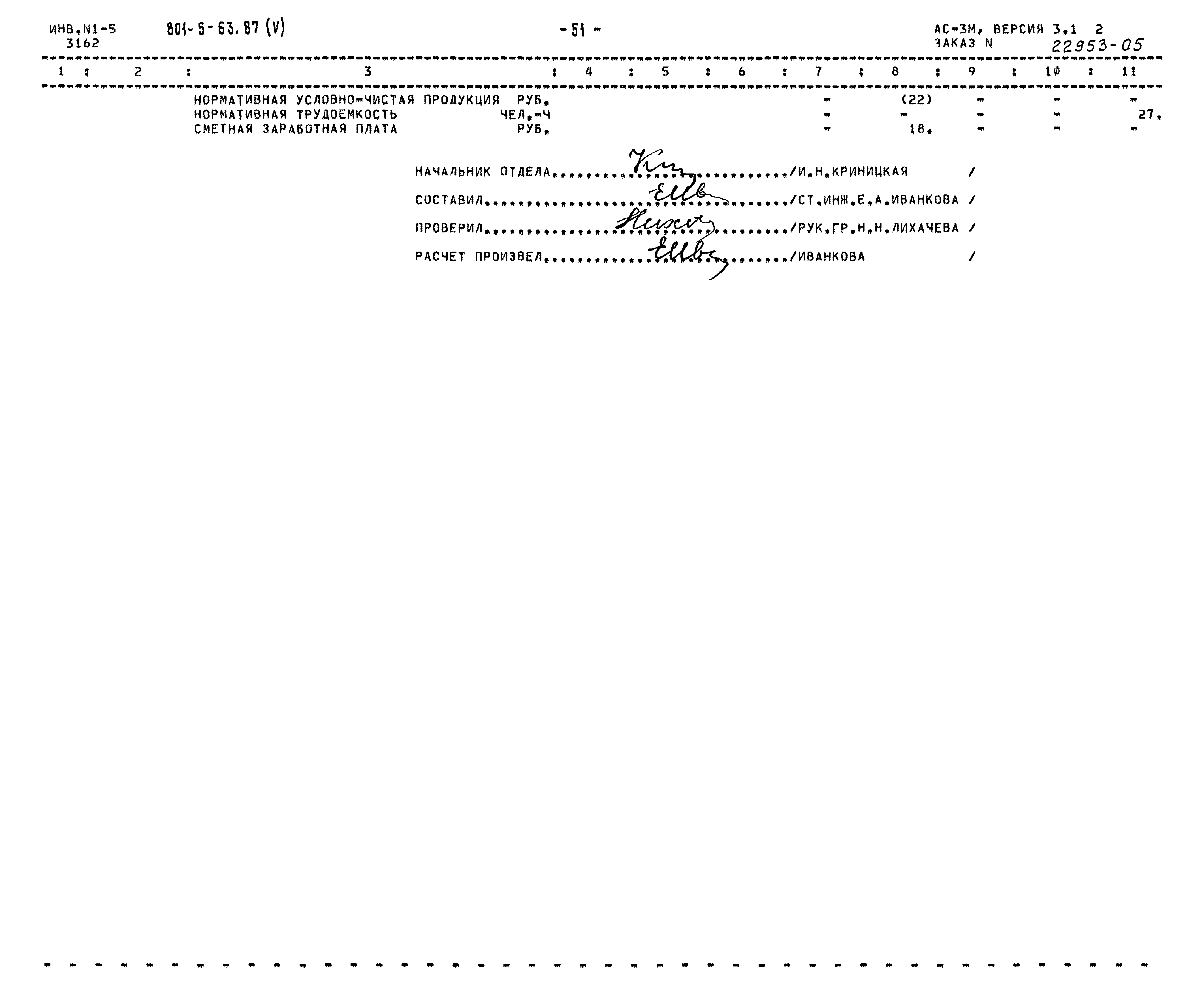 Типовой проект 801-5-63.87