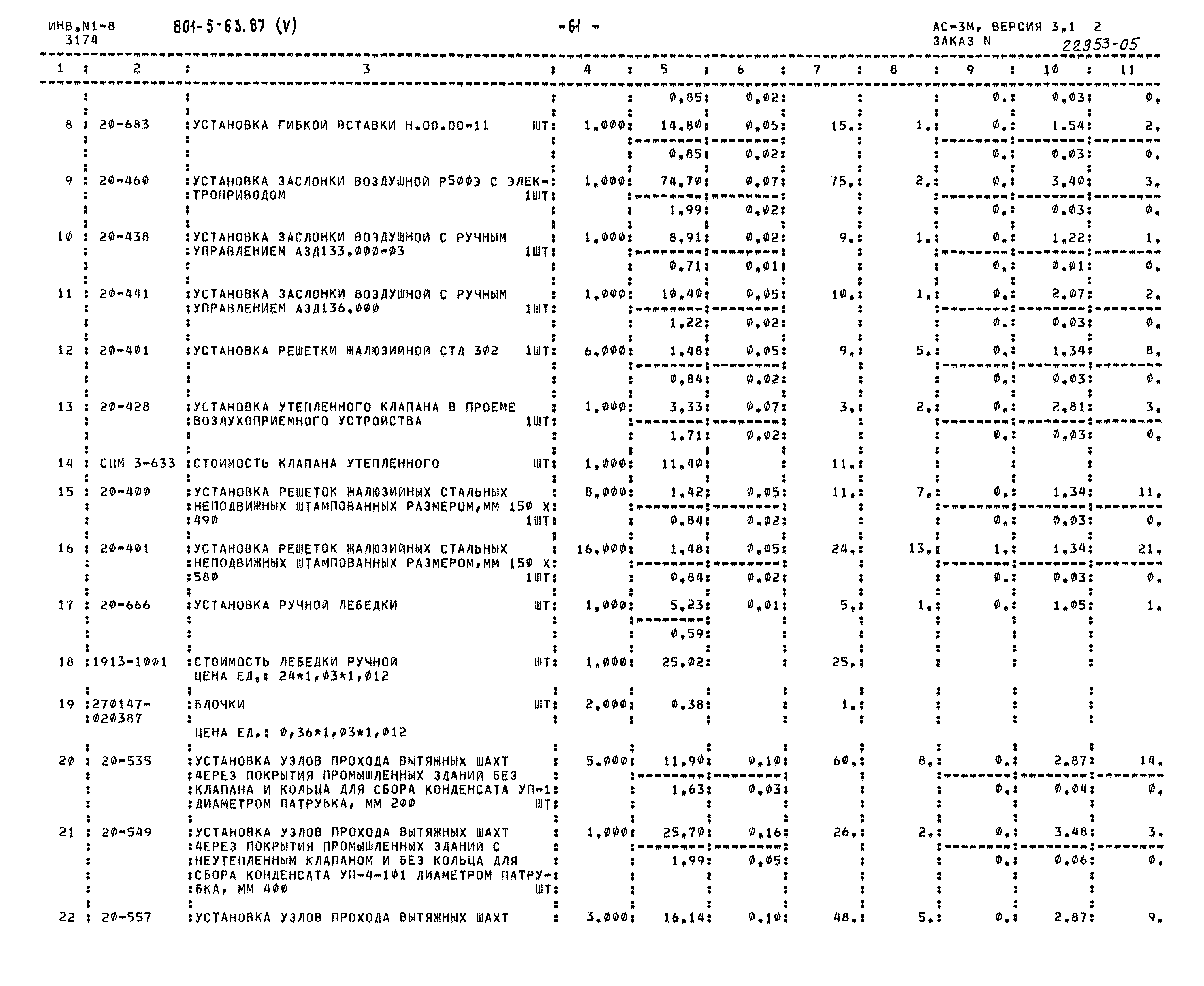 Типовой проект 801-5-63.87