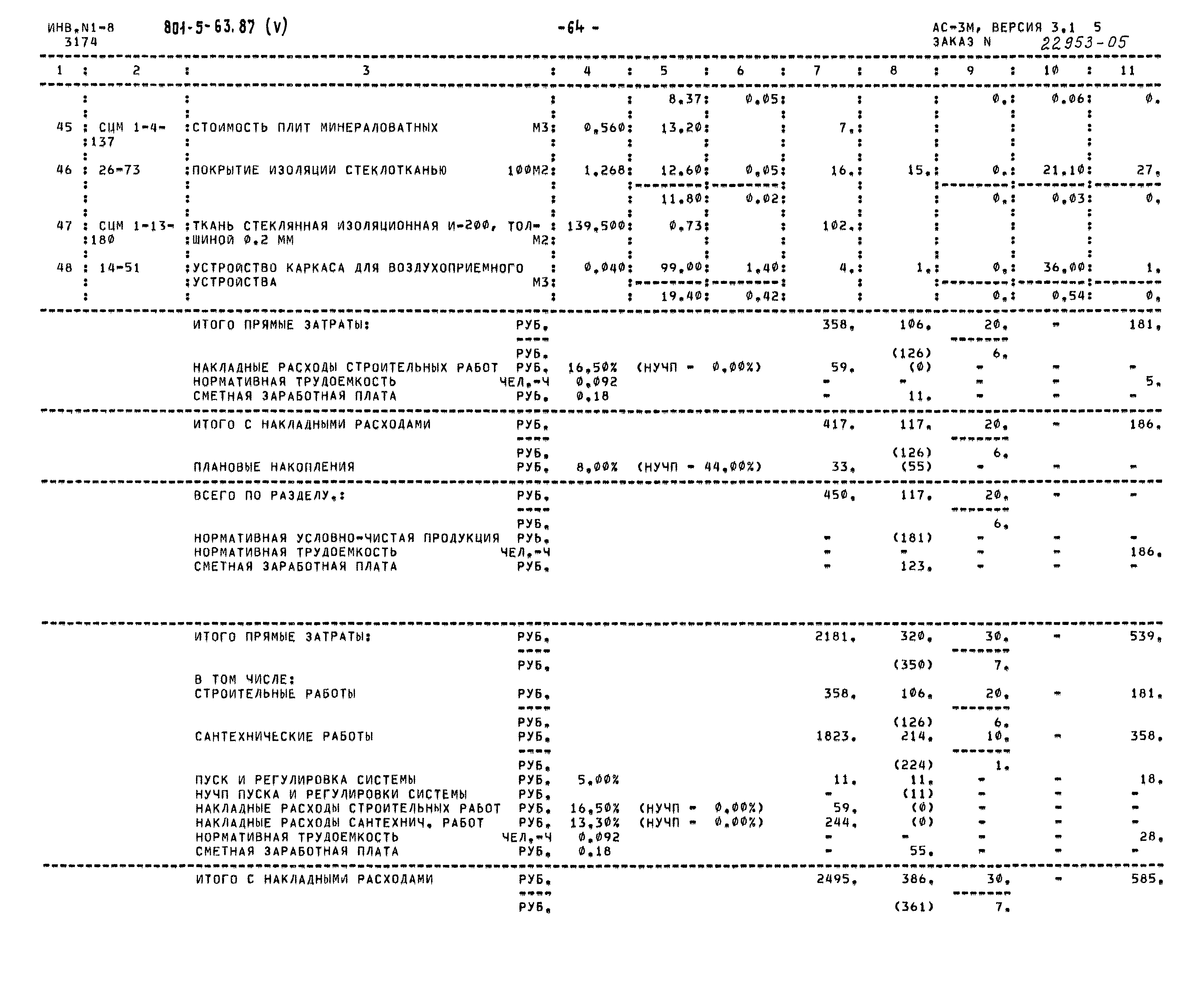 Типовой проект 801-5-63.87