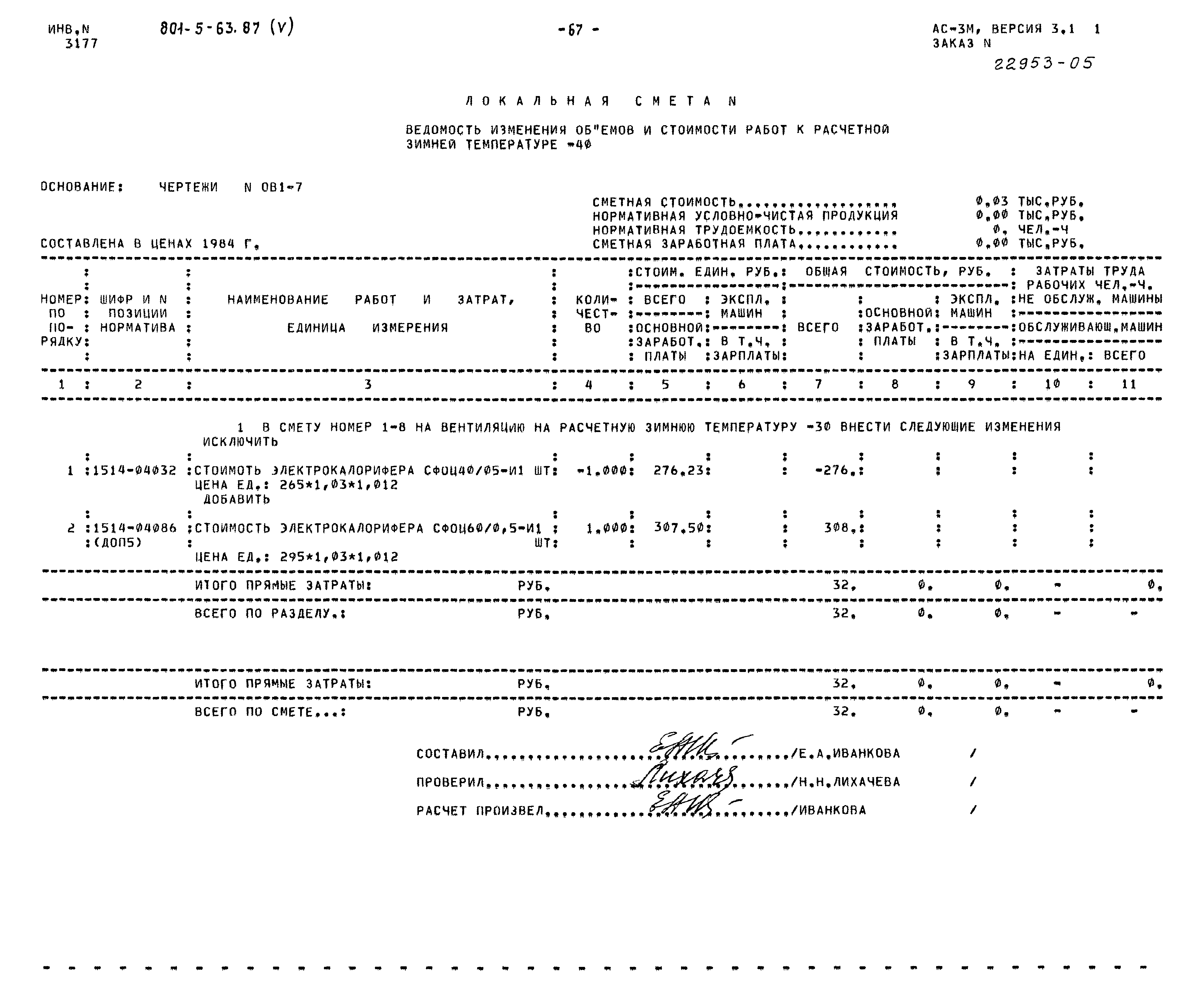 Типовой проект 801-5-63.87