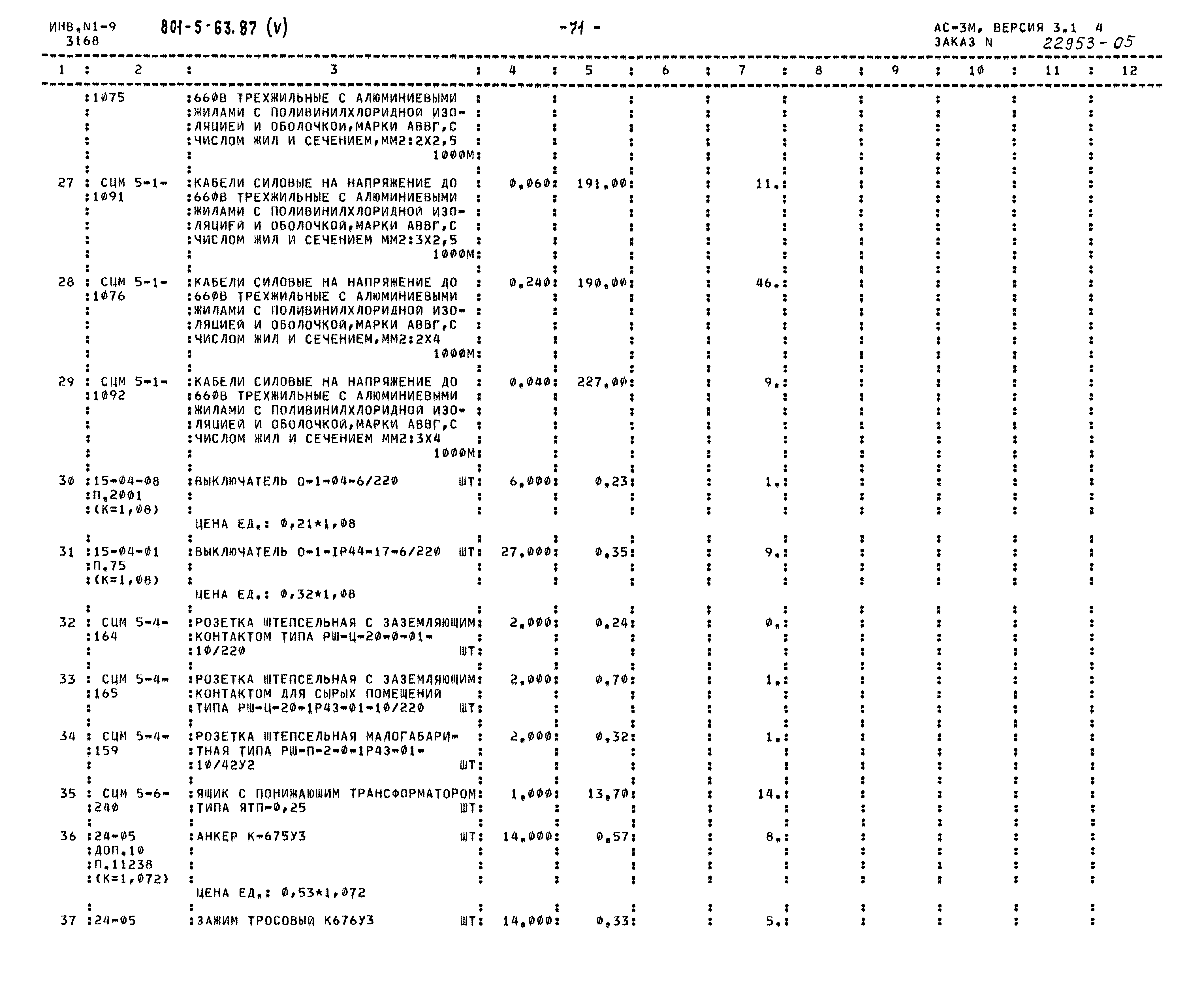 Типовой проект 801-5-63.87