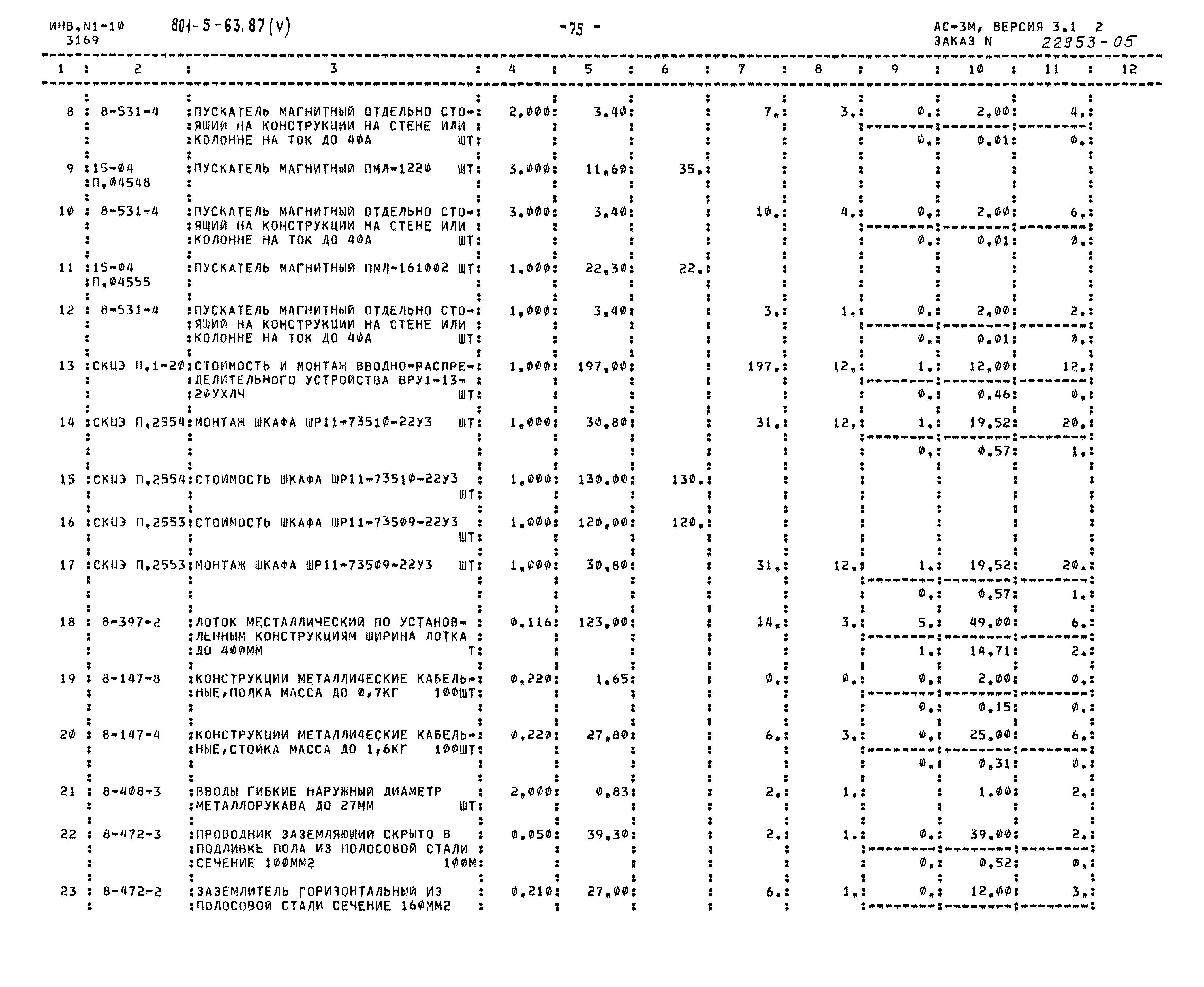 Типовой проект 801-5-63.87