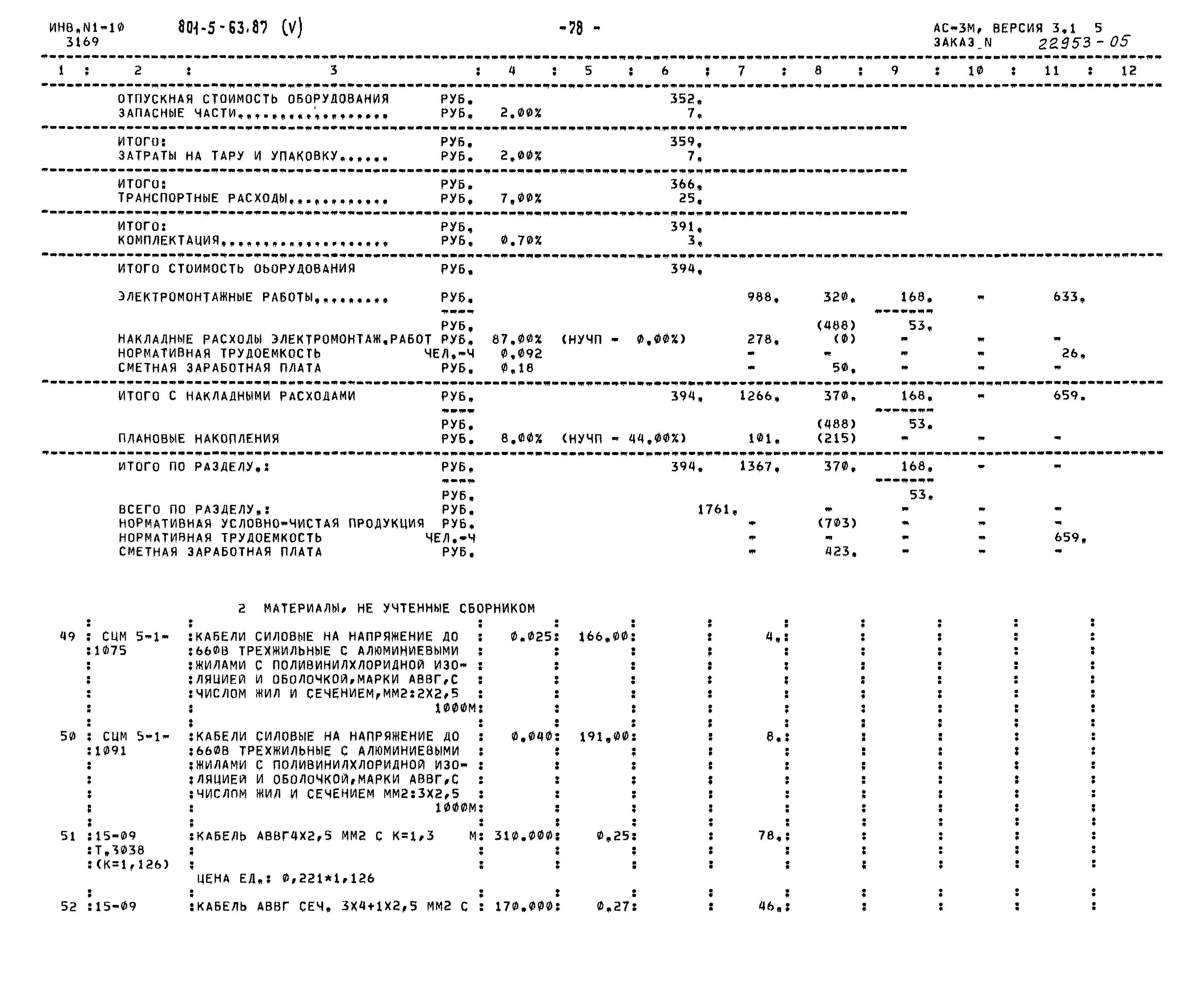 Типовой проект 801-5-63.87