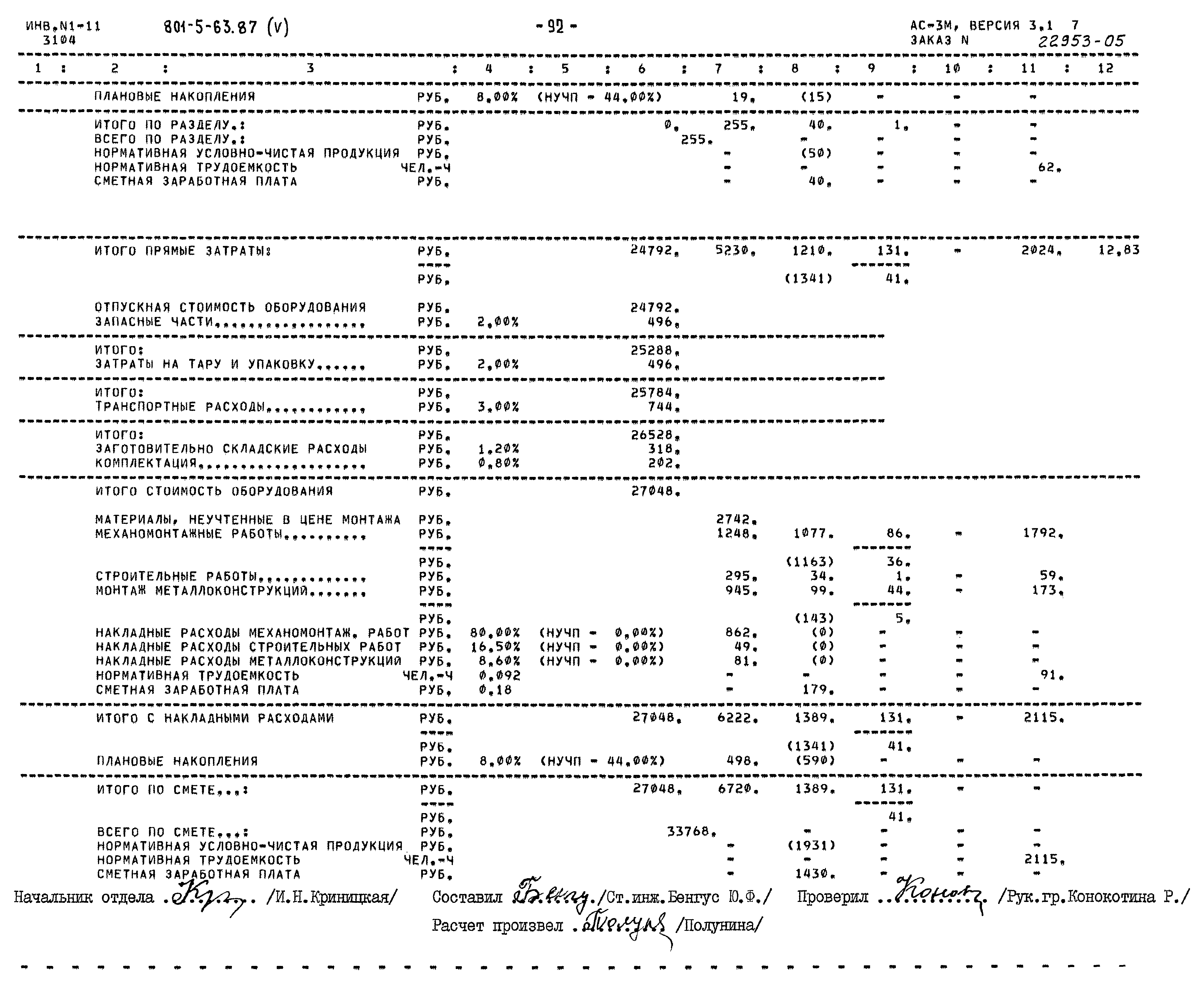 Типовой проект 801-5-63.87