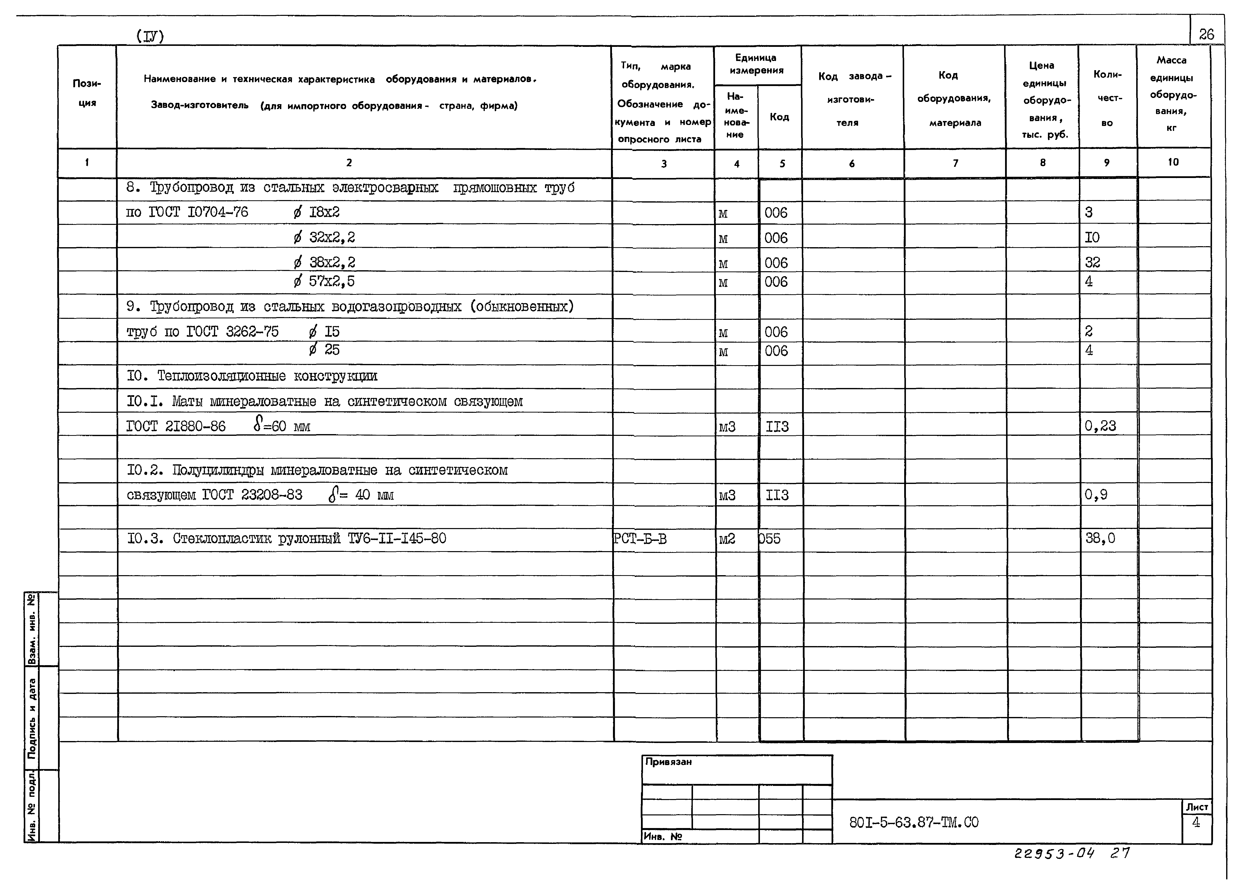 Типовой проект 801-5-63.87