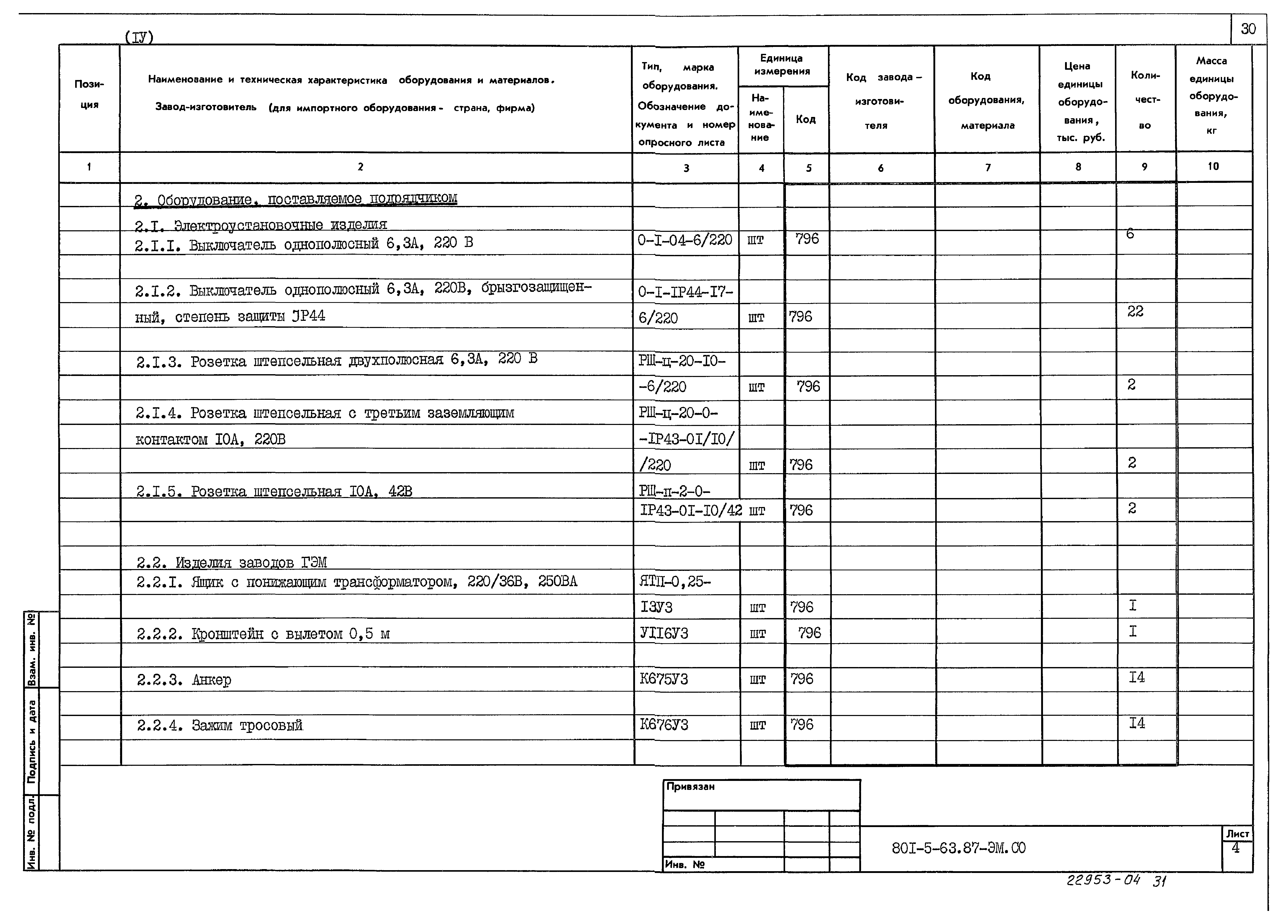 Типовой проект 801-5-63.87