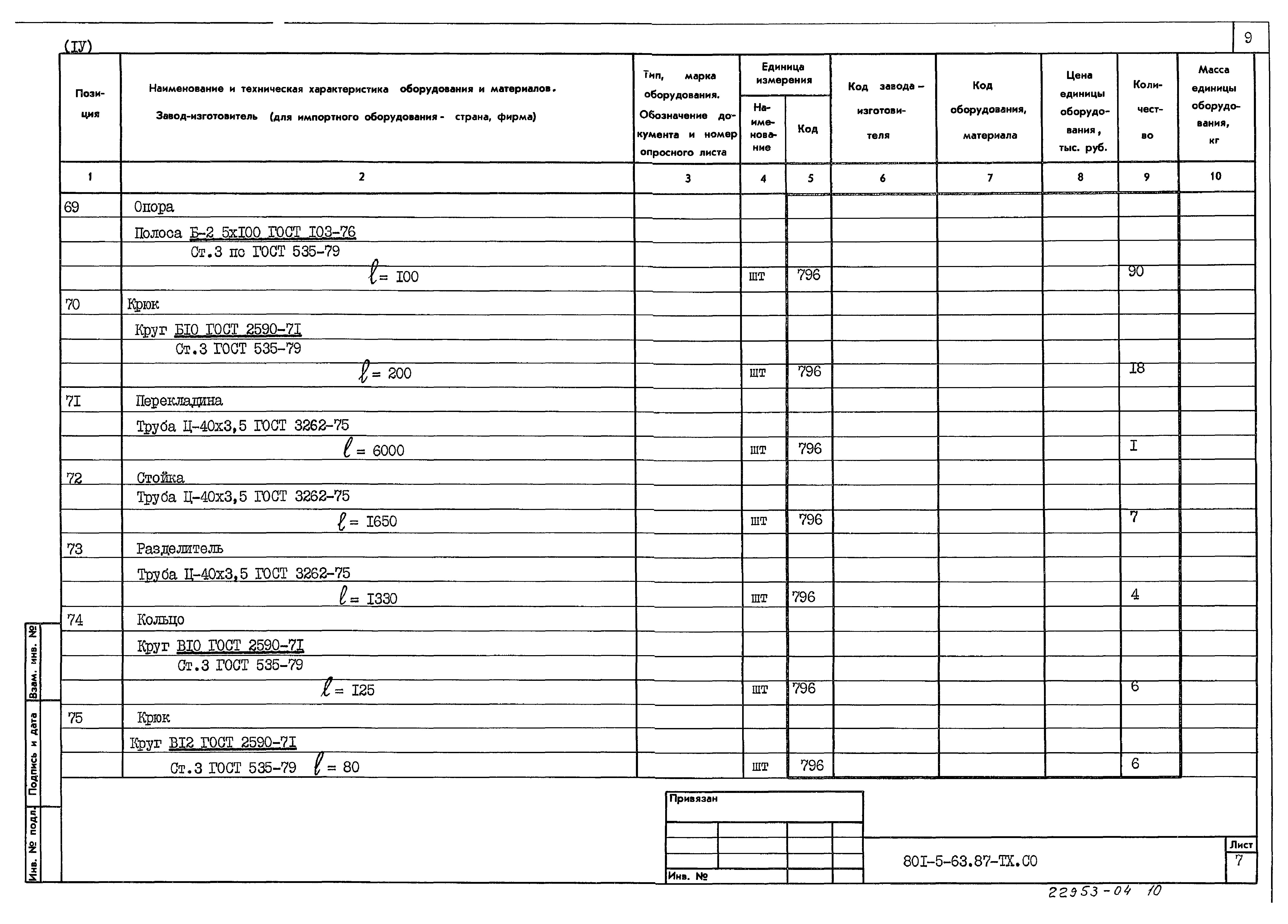 Типовой проект 801-5-63.87