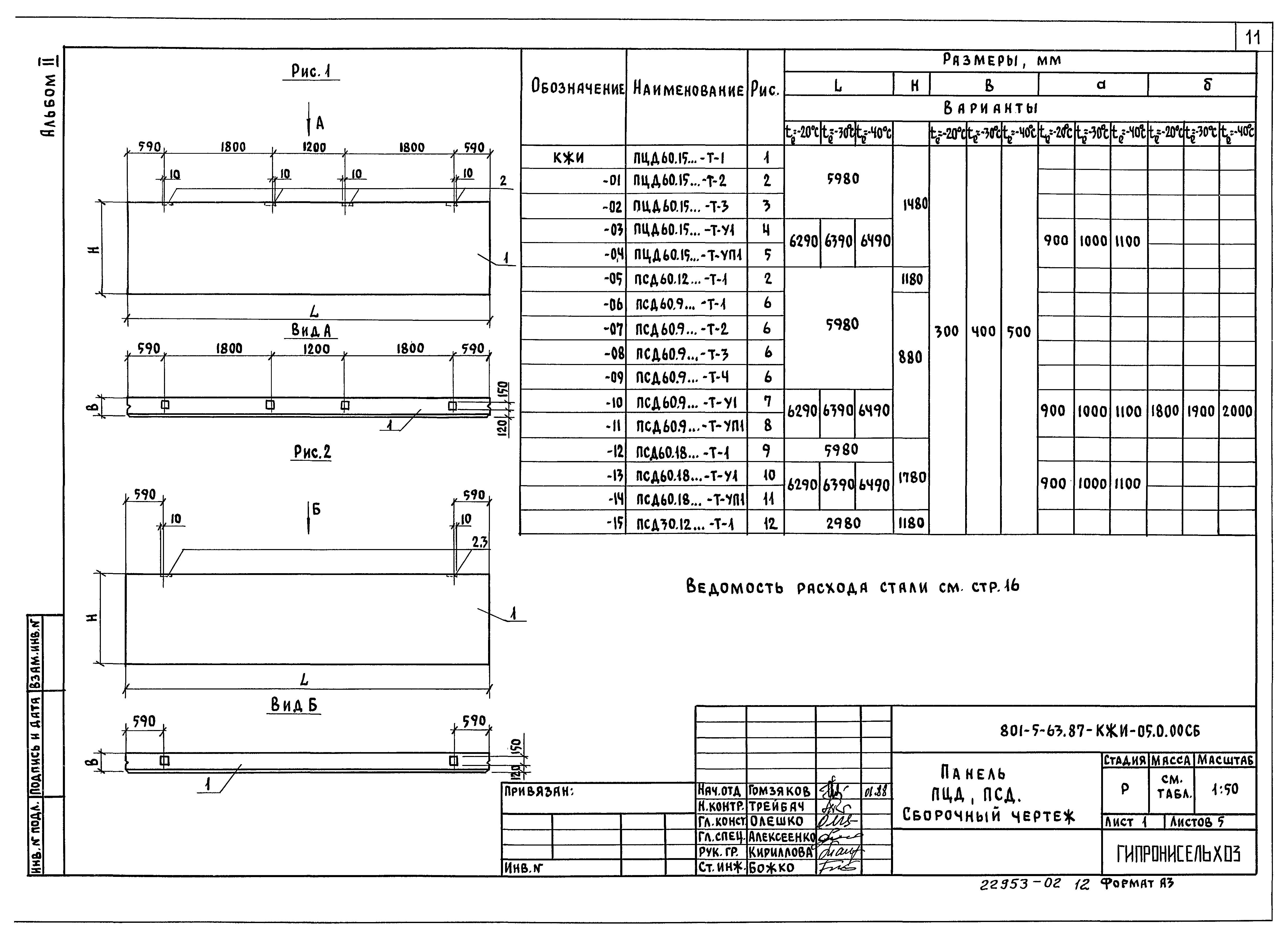 Типовой проект 801-5-63.87