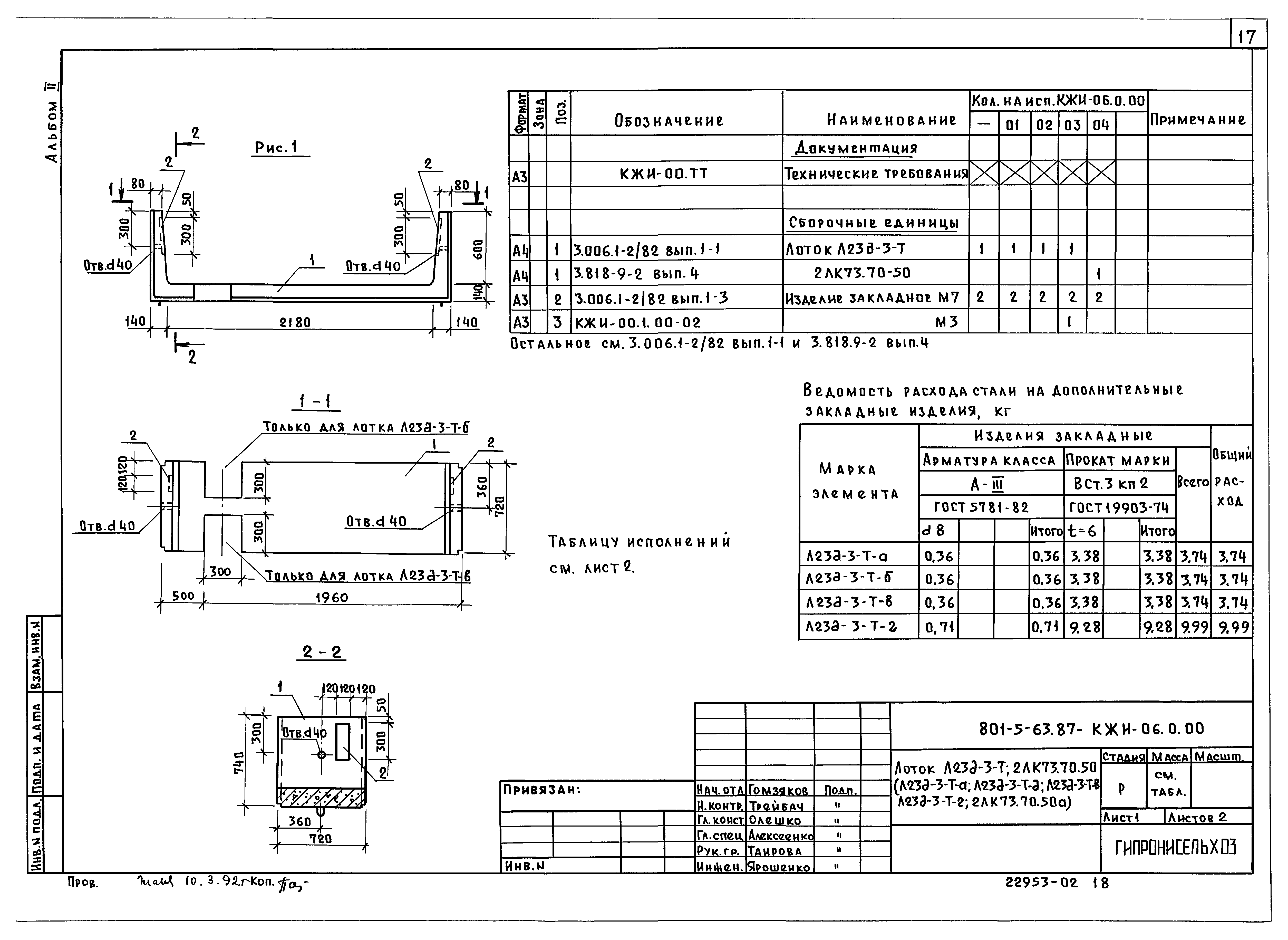 Типовой проект 801-5-63.87