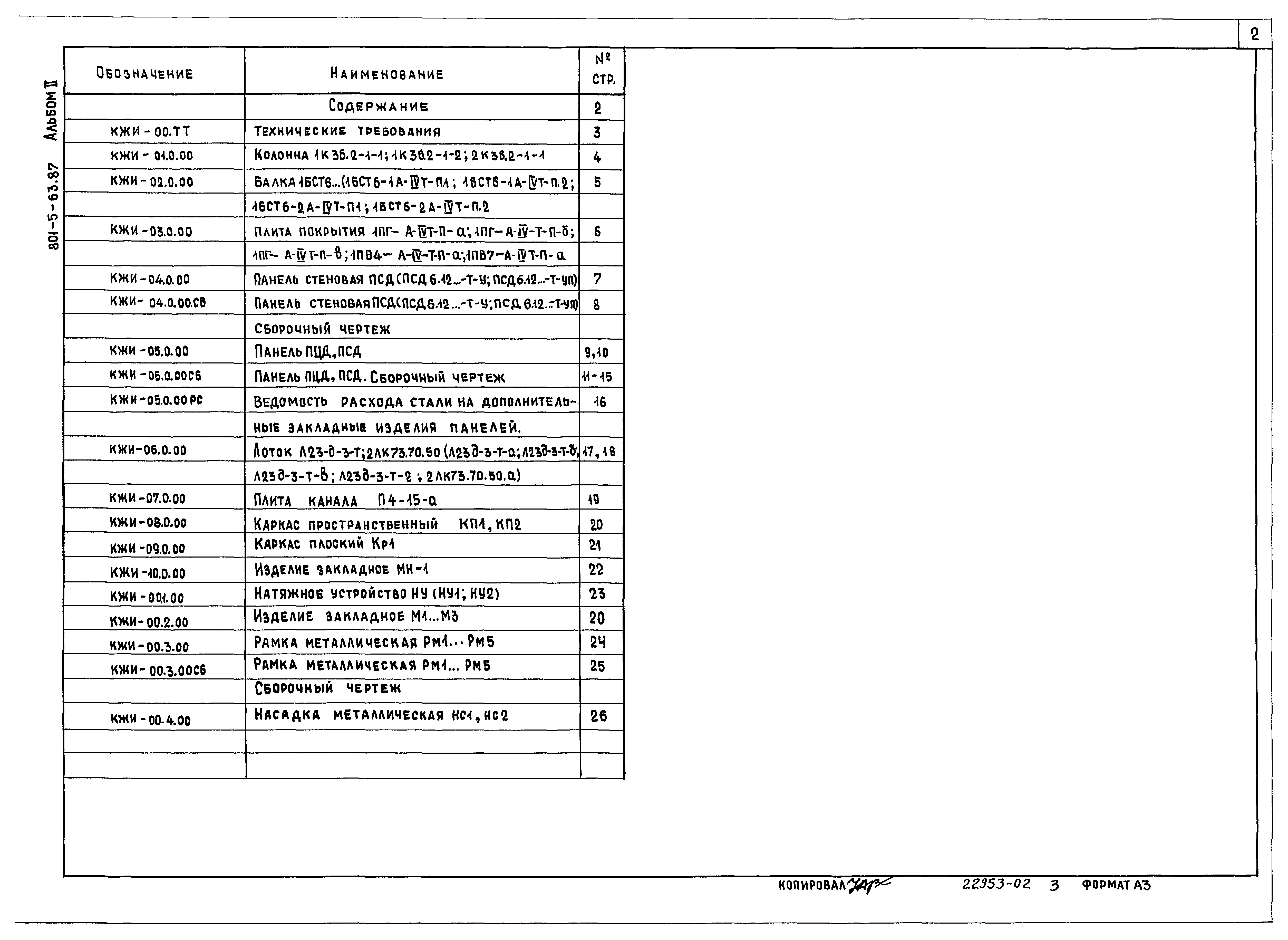 Типовой проект 801-5-63.87