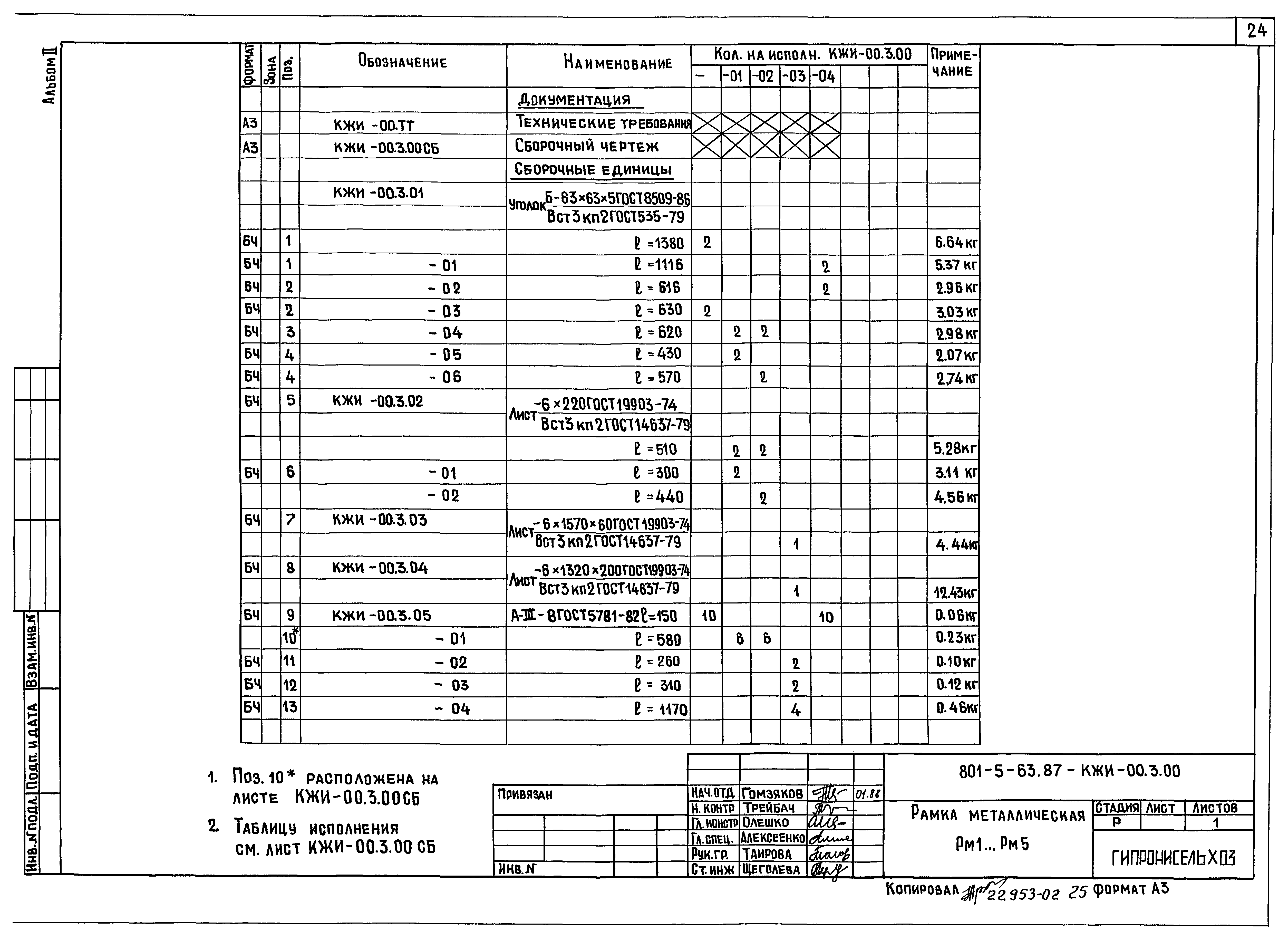 Типовой проект 801-5-63.87