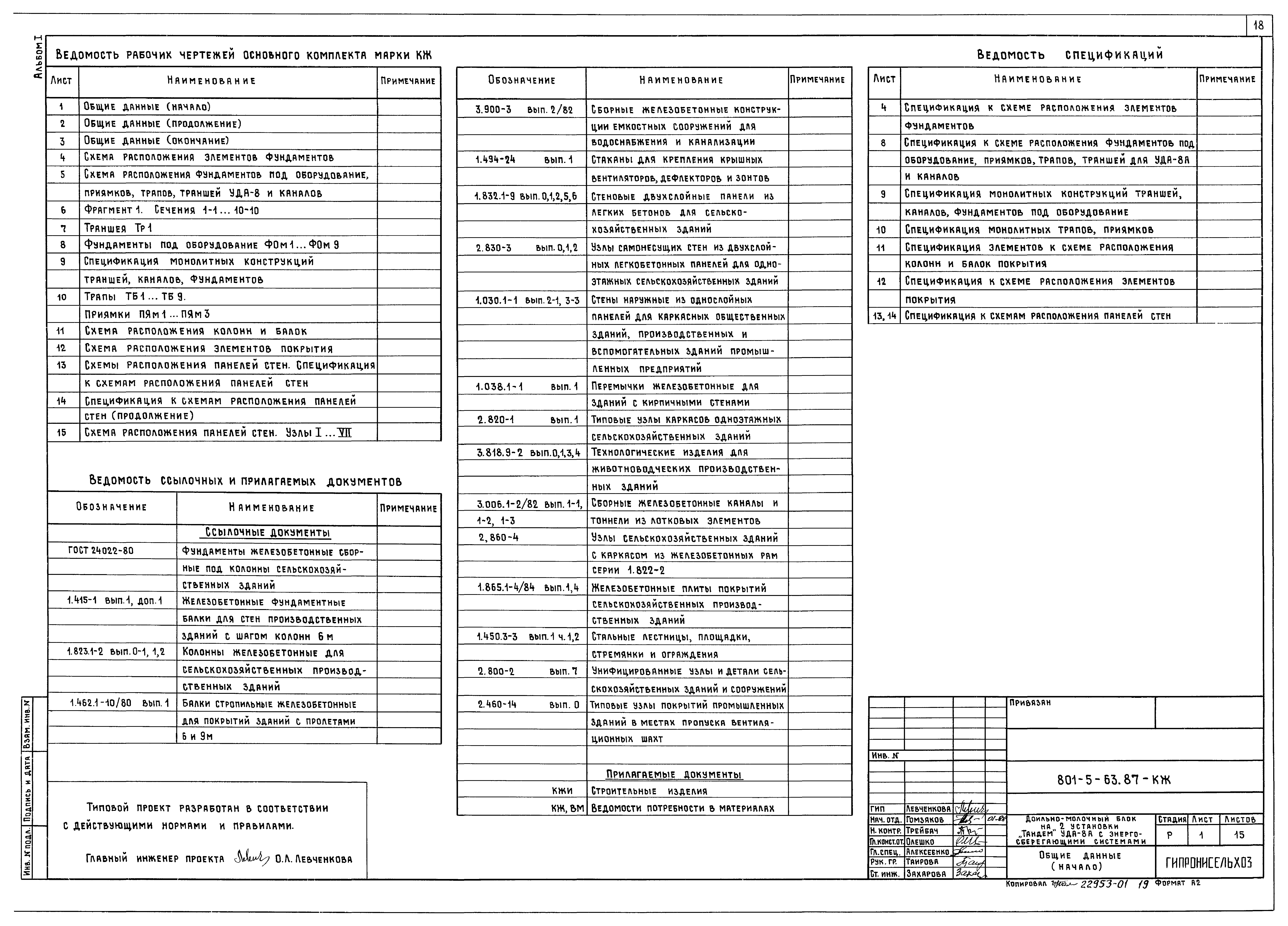 Типовой проект 801-5-63.87