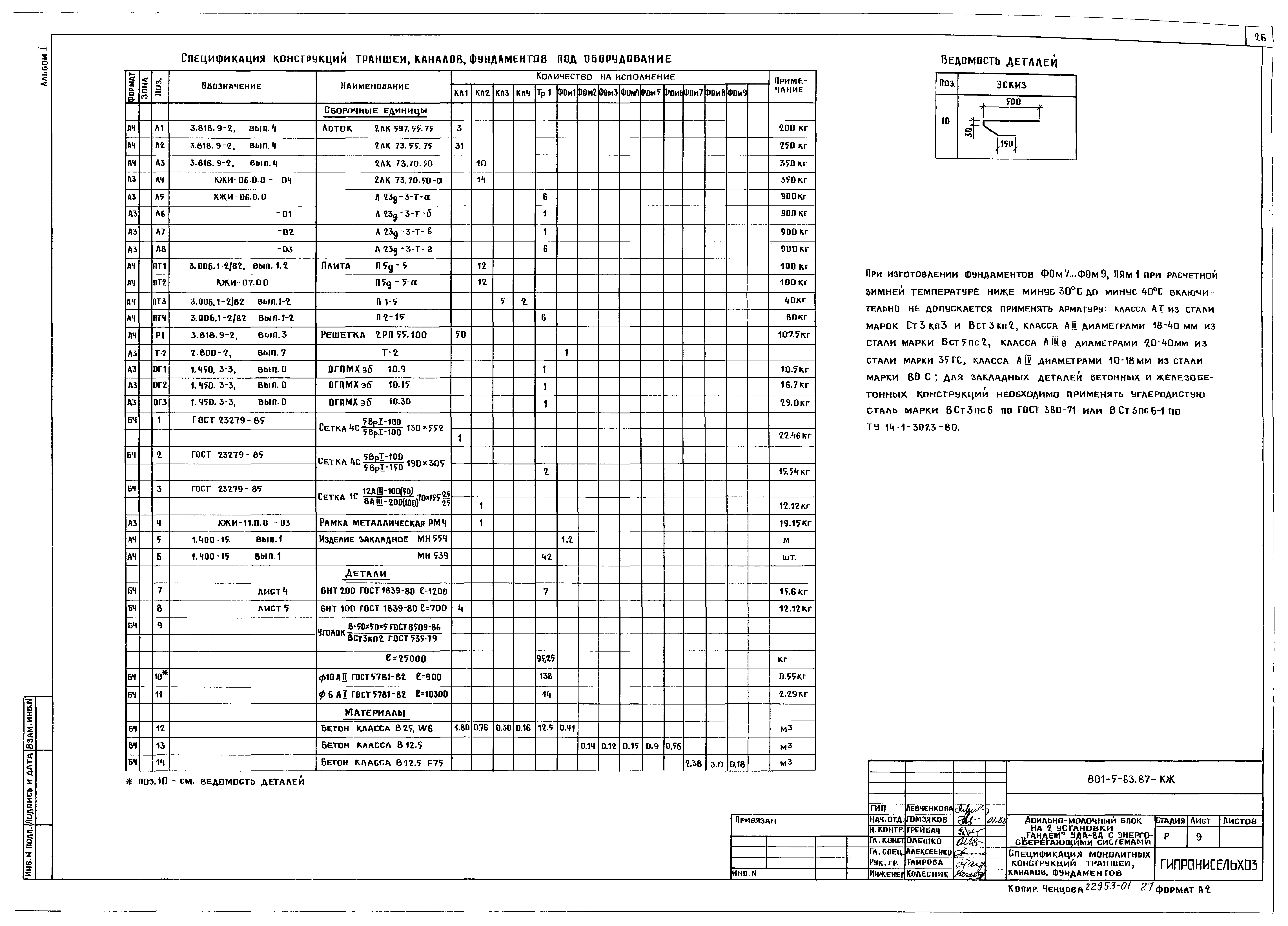 Типовой проект 801-5-63.87