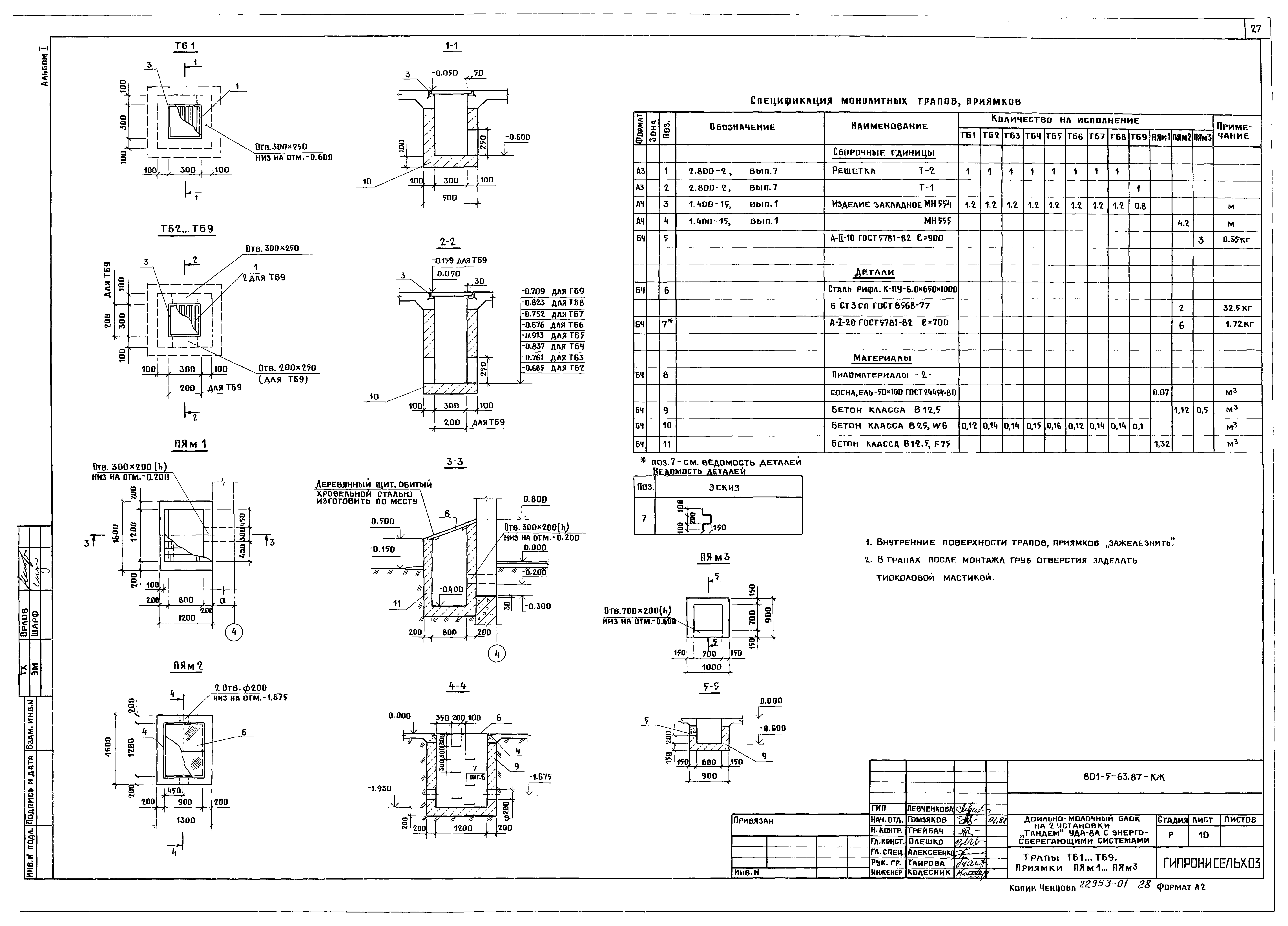 Типовой проект 801-5-63.87