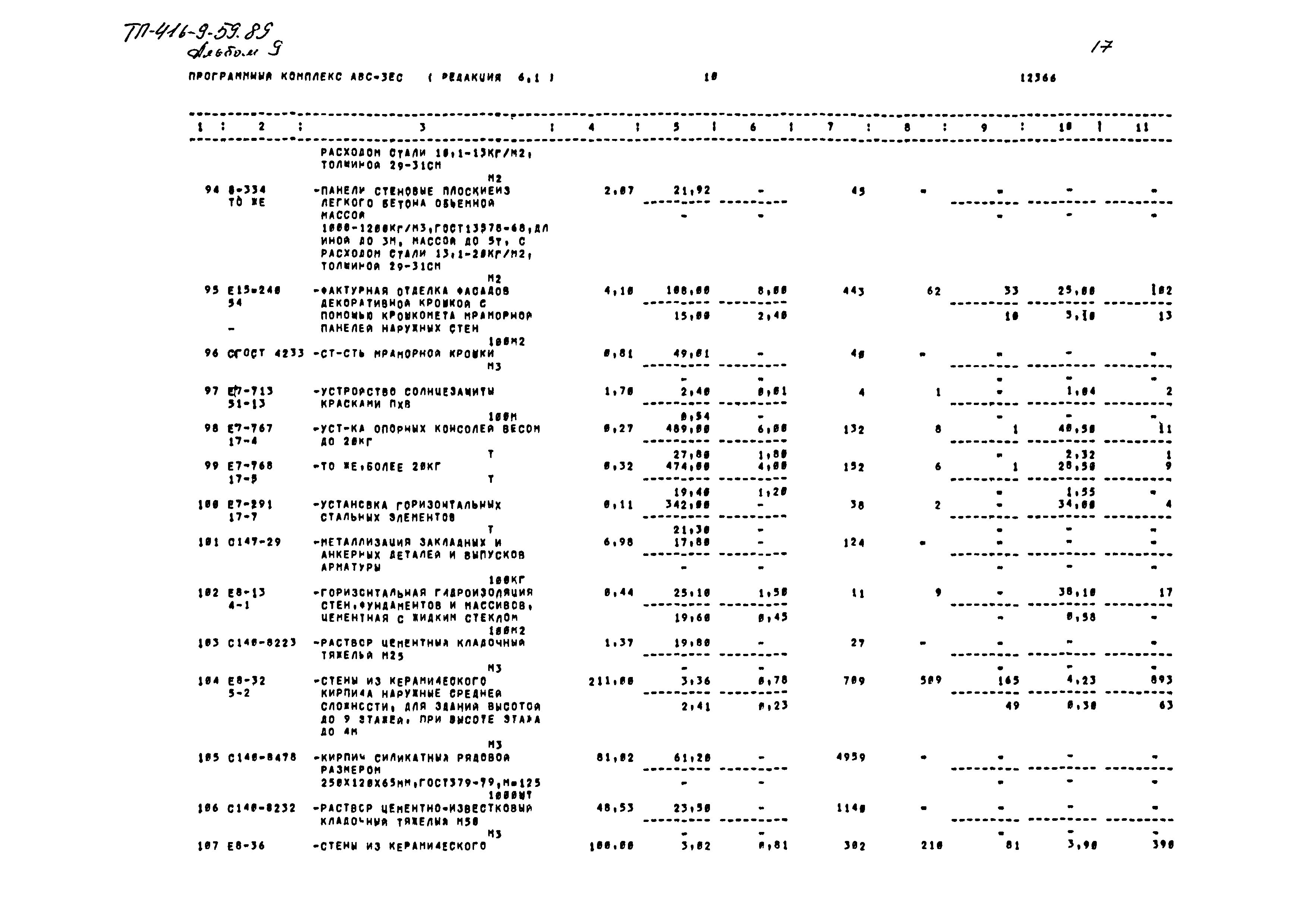 Типовой проект 416-9-59.89