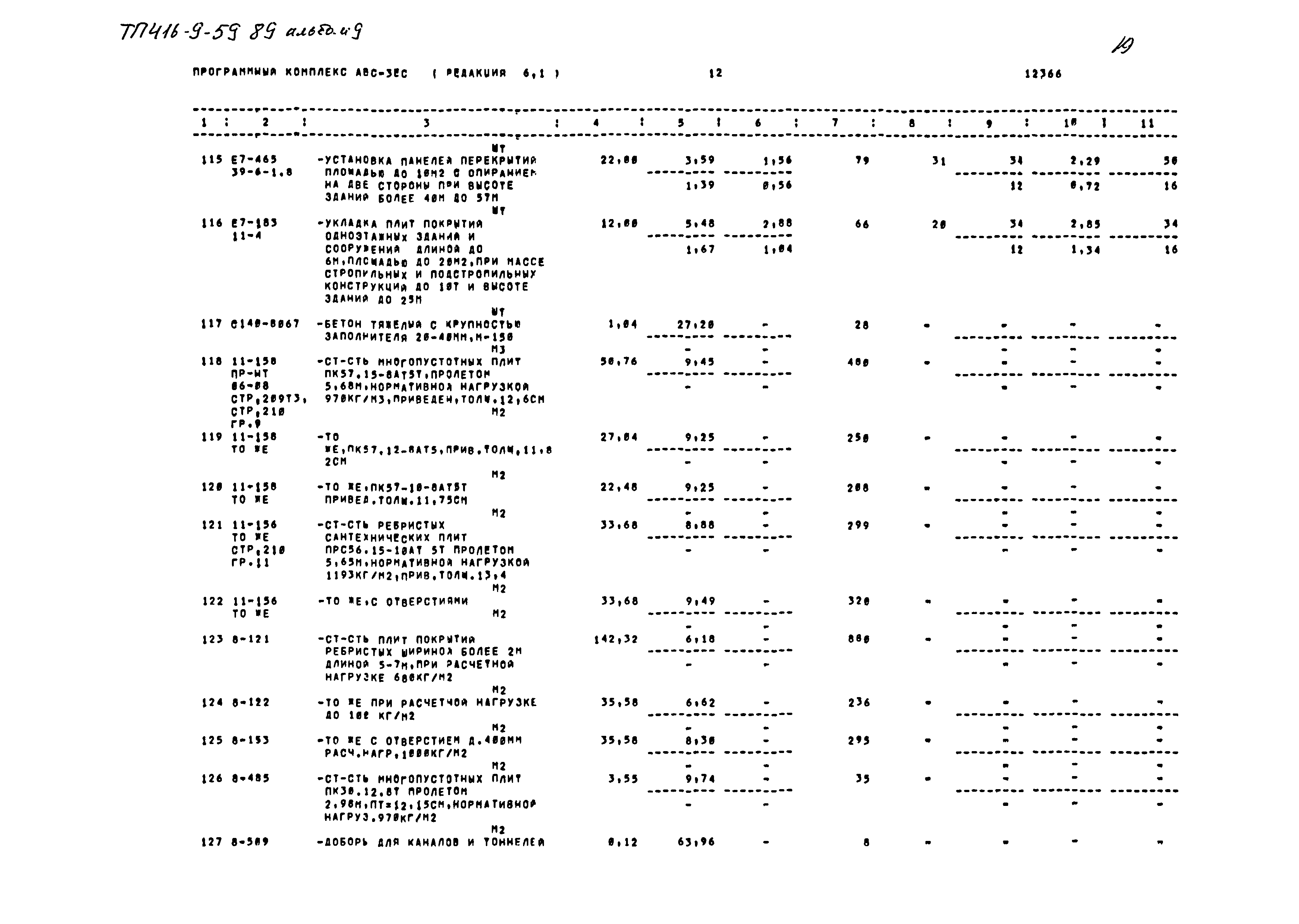 Типовой проект 416-9-59.89