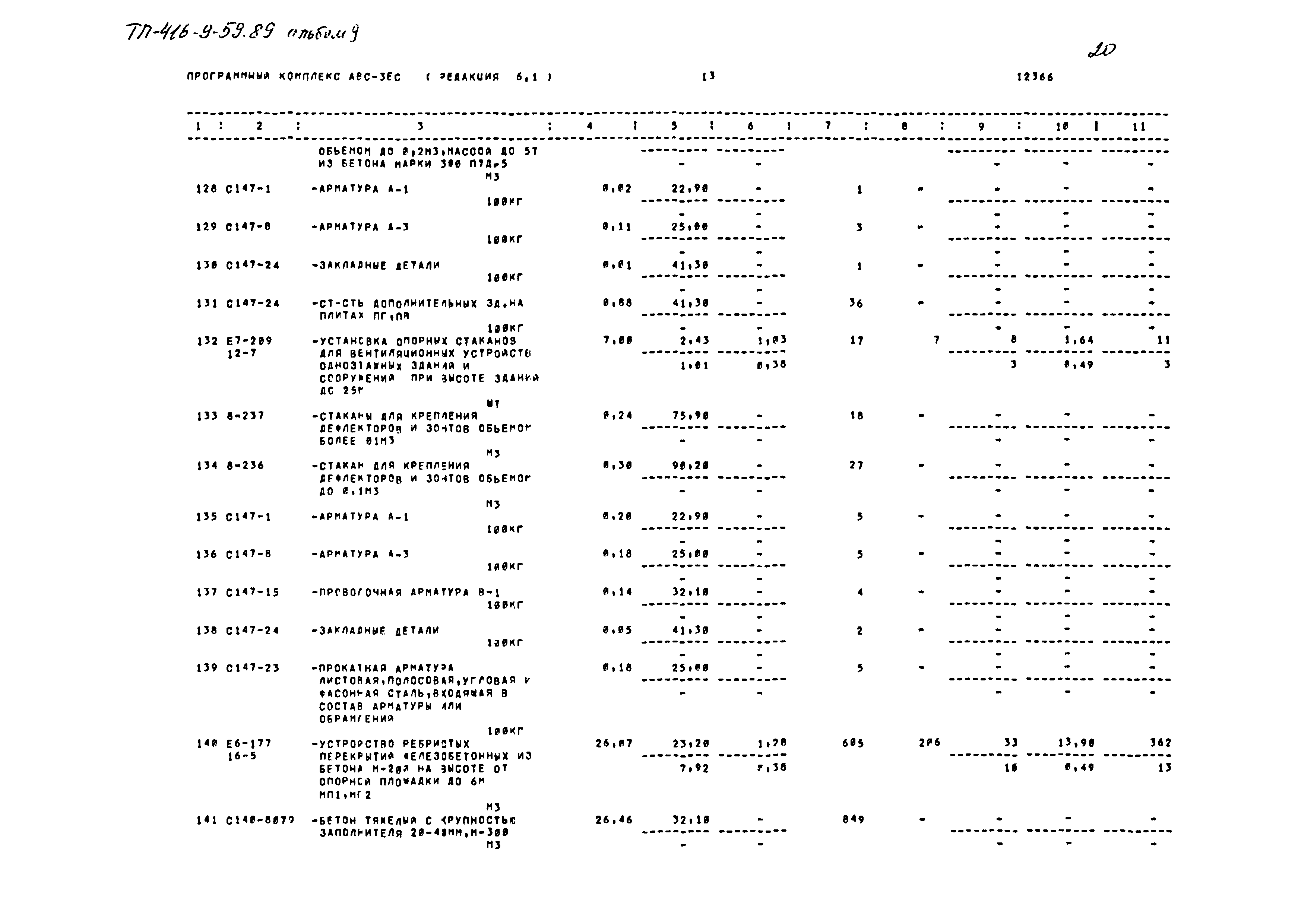 Типовой проект 416-9-59.89