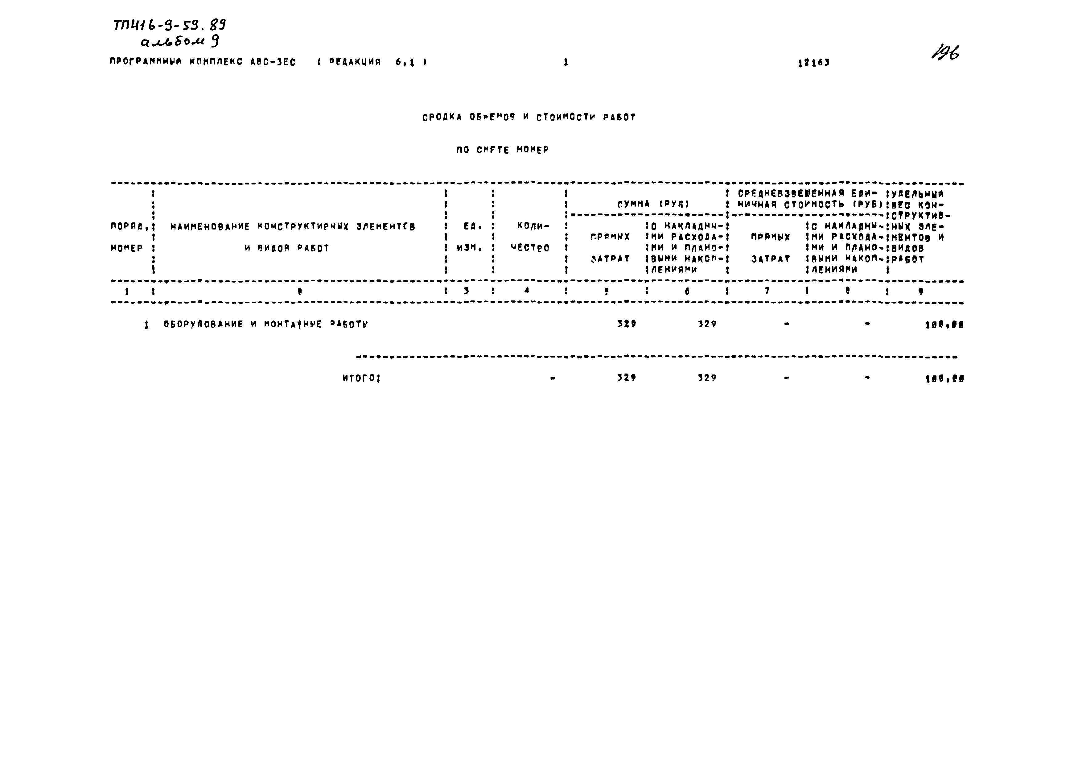 Типовой проект 416-9-59.89