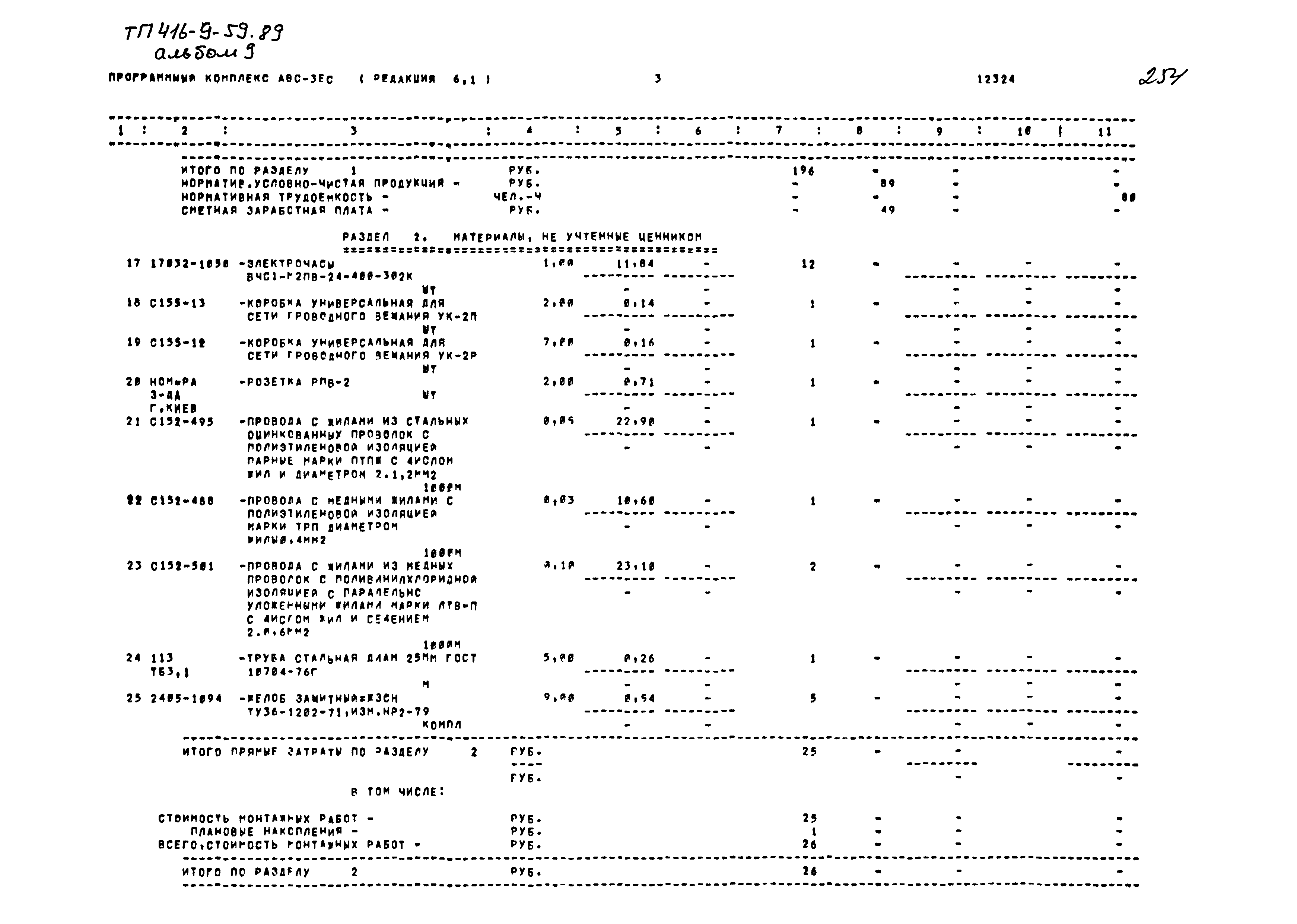 Типовой проект 416-9-59.89