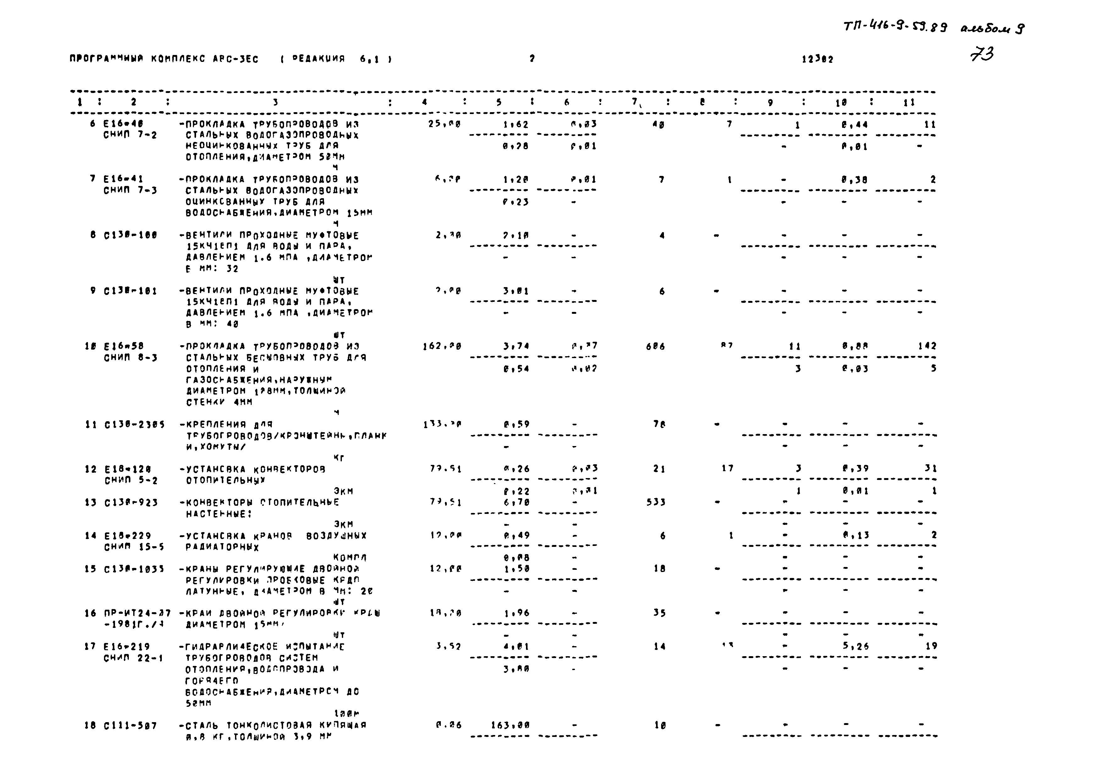 Типовой проект 416-9-59.89