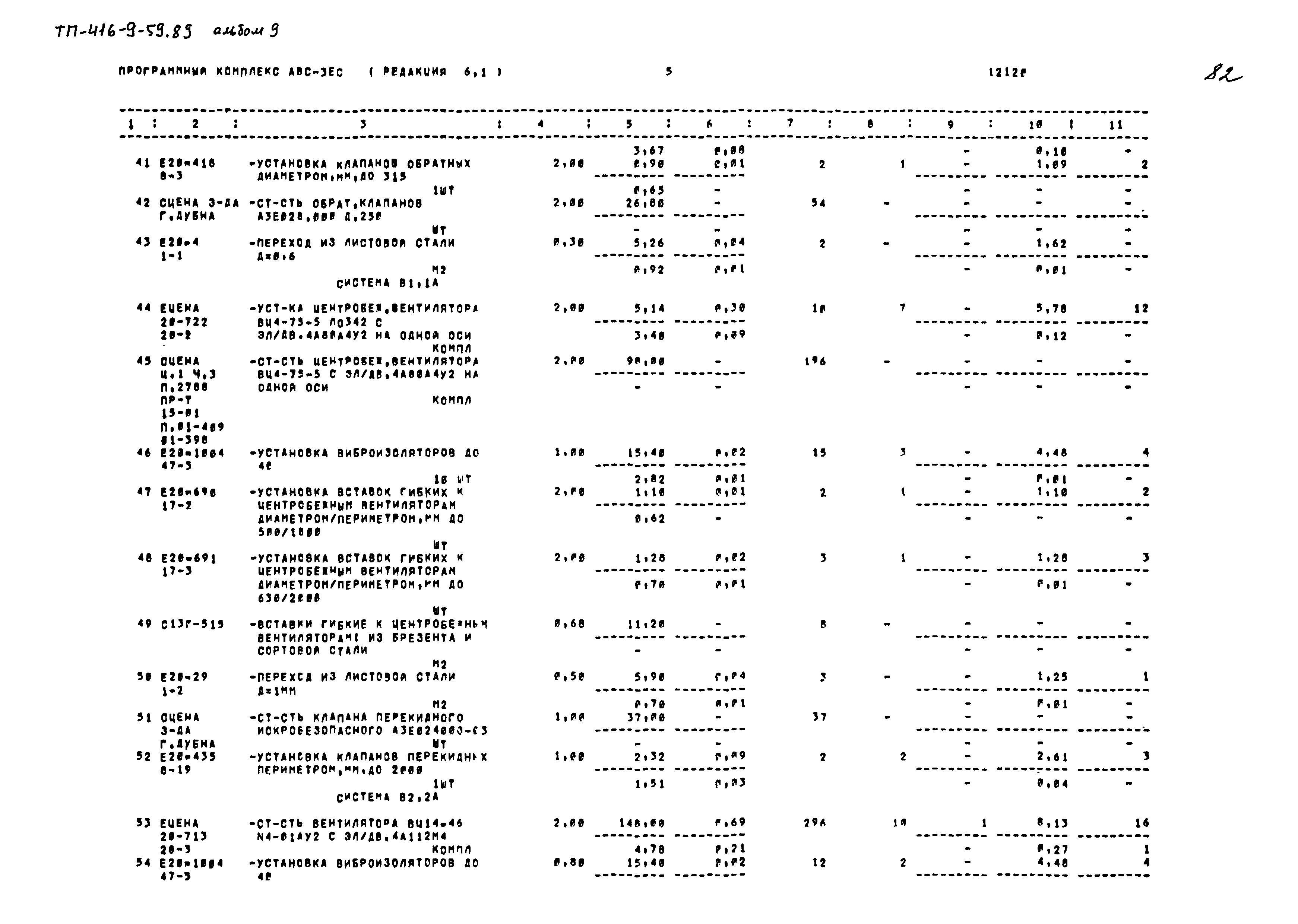 Типовой проект 416-9-59.89