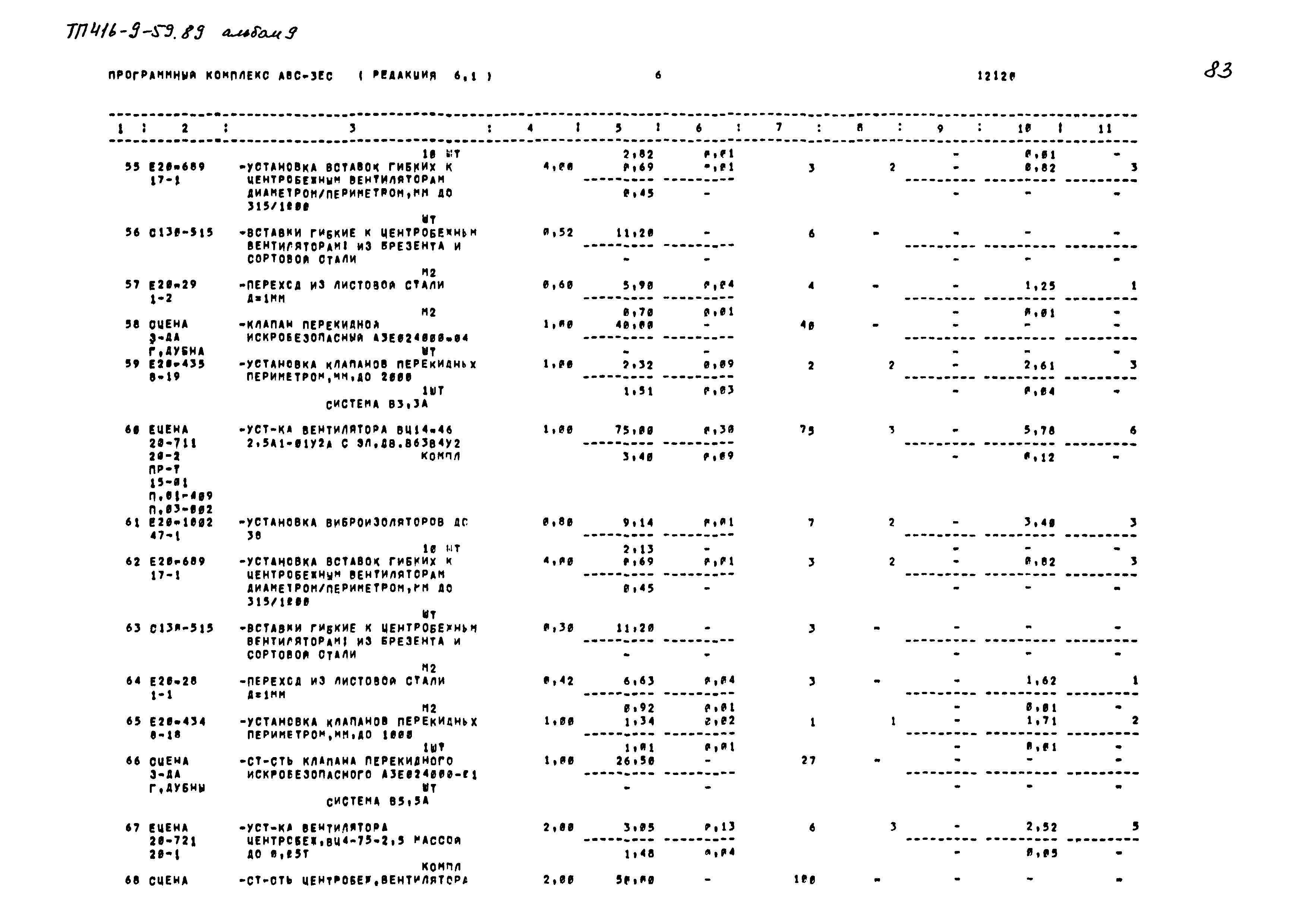 Типовой проект 416-9-59.89