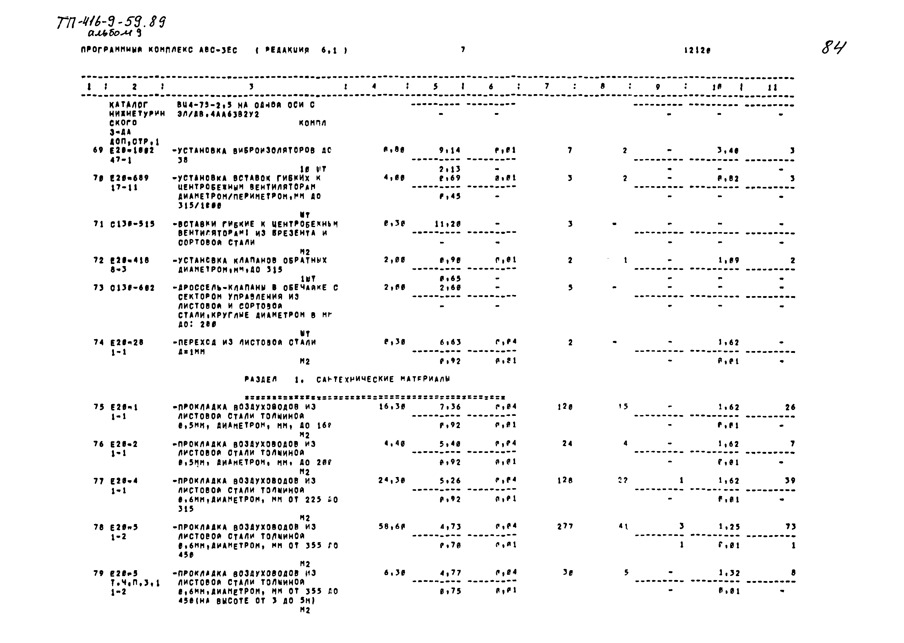 Типовой проект 416-9-59.89