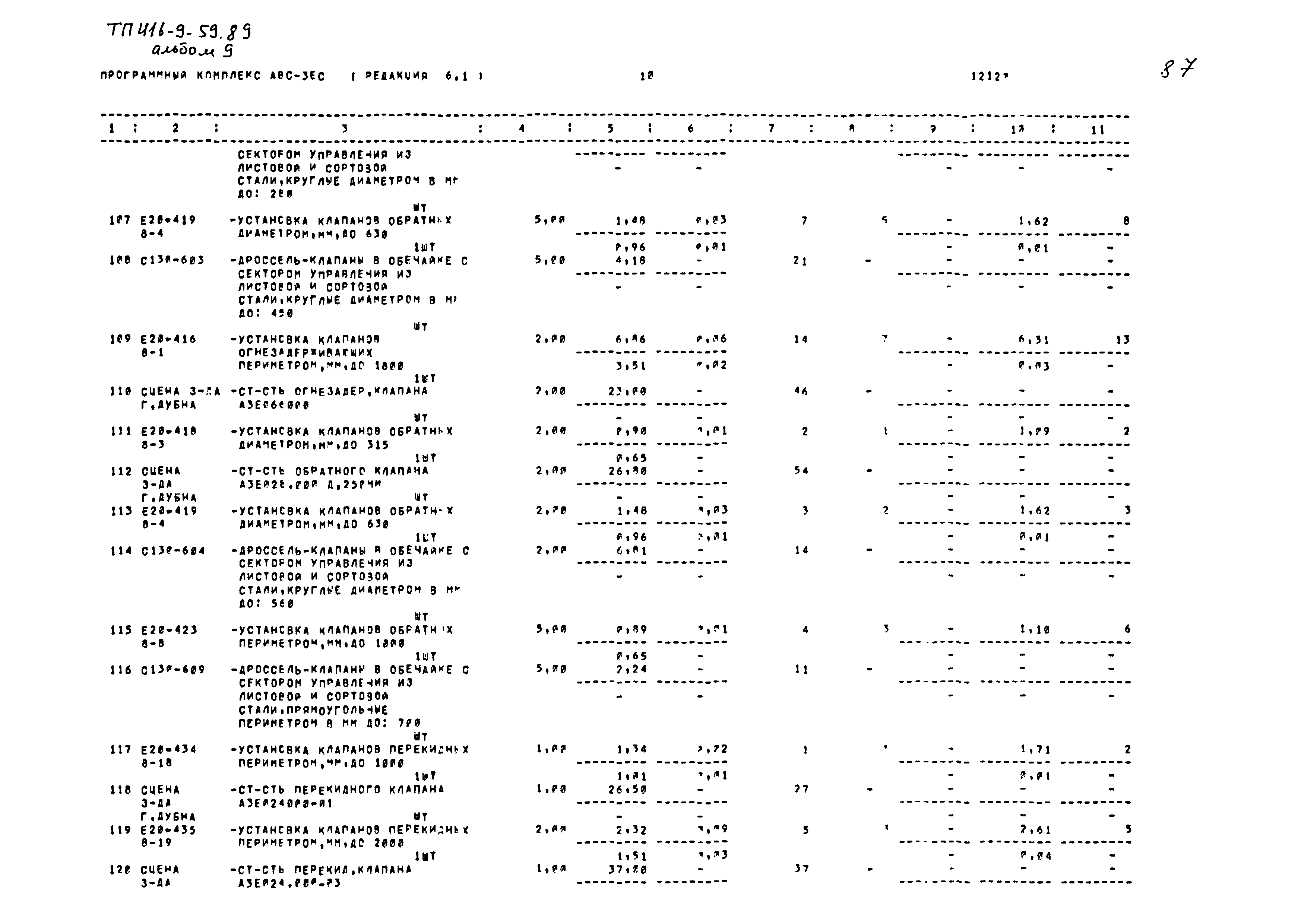 Типовой проект 416-9-59.89