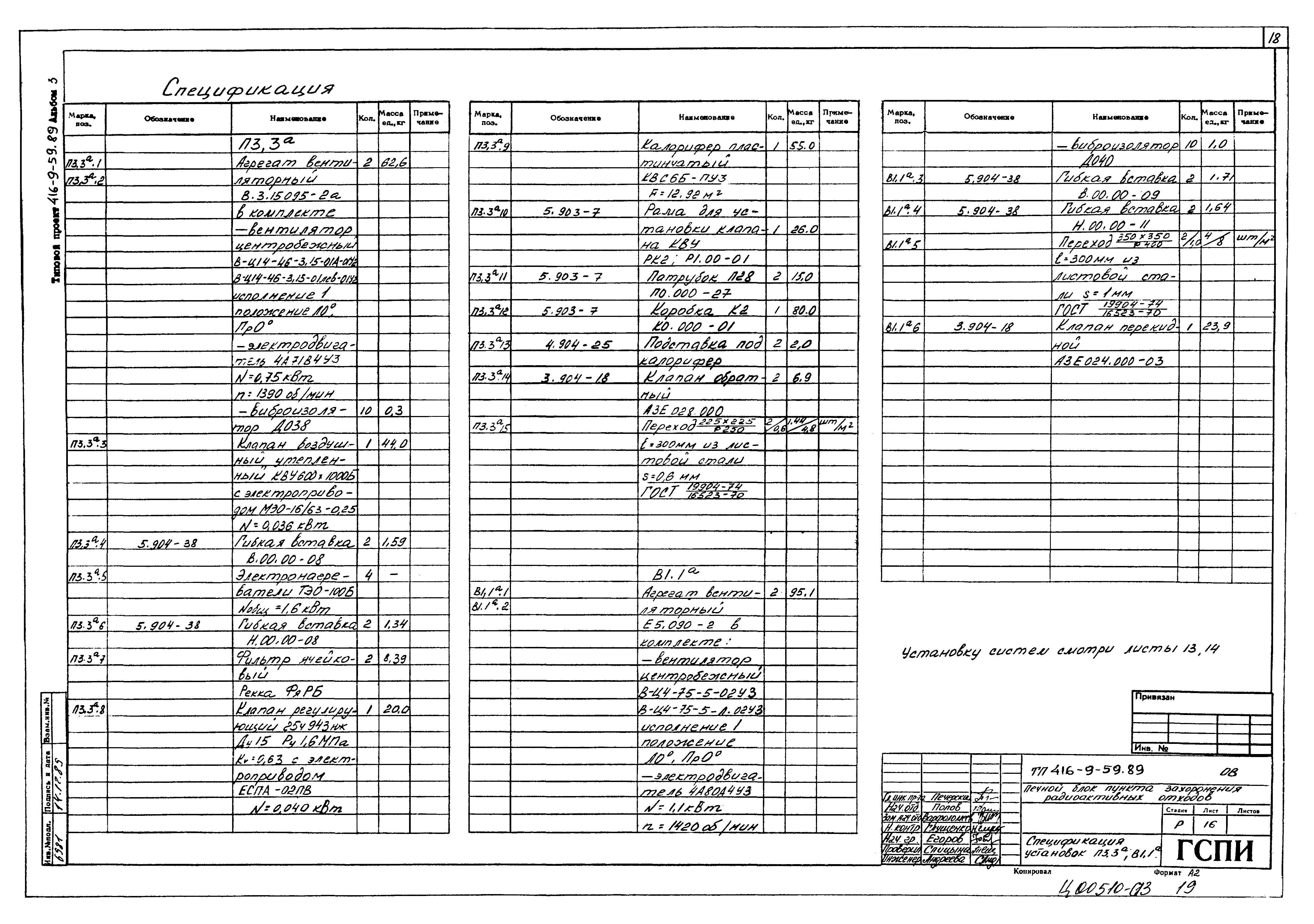 Типовой проект 416-9-59.89