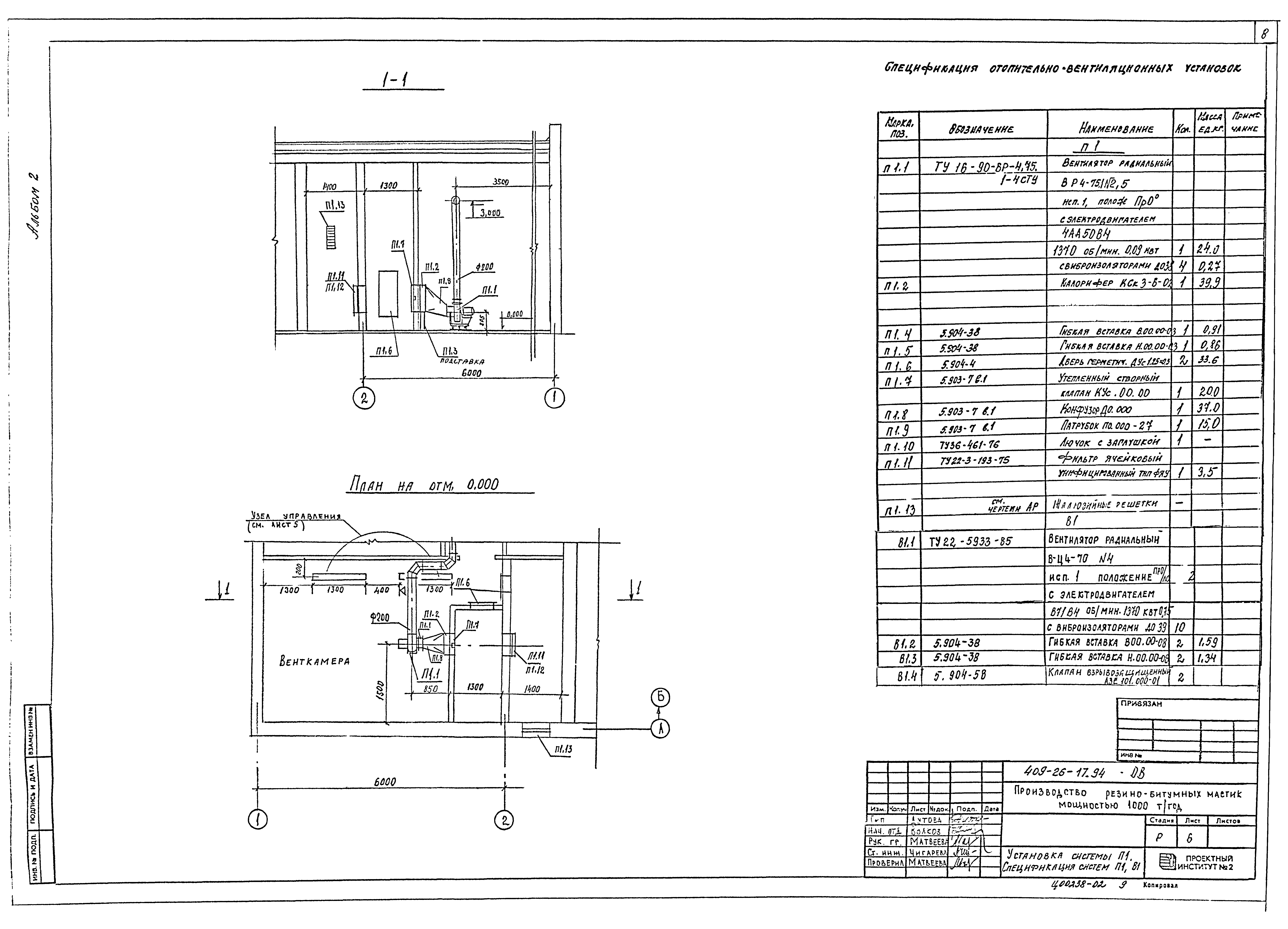 Типовой проект 409-26-17.94