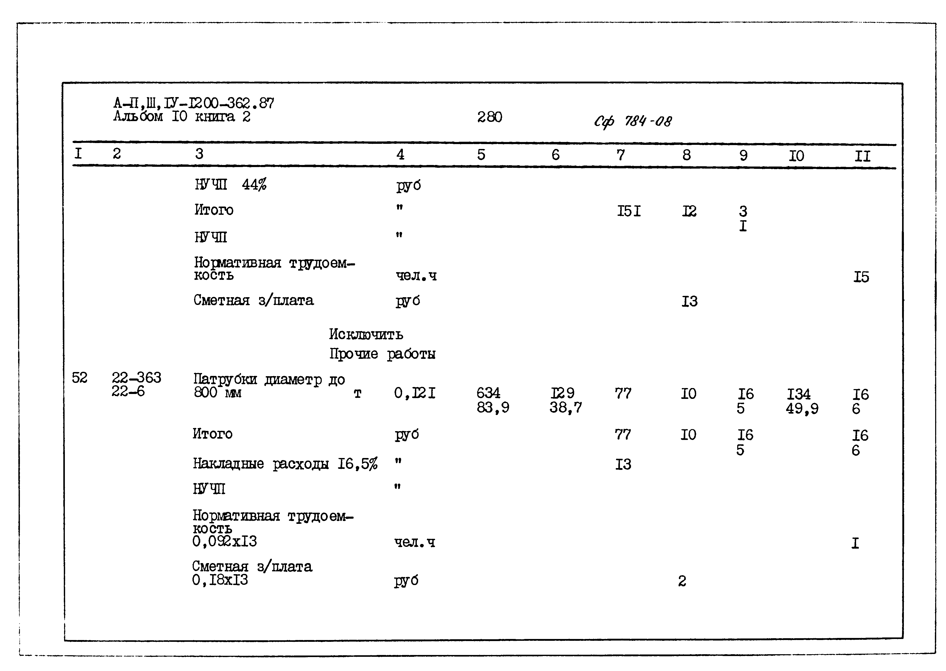 Типовой проект А-II,III,IV-1200-362.87