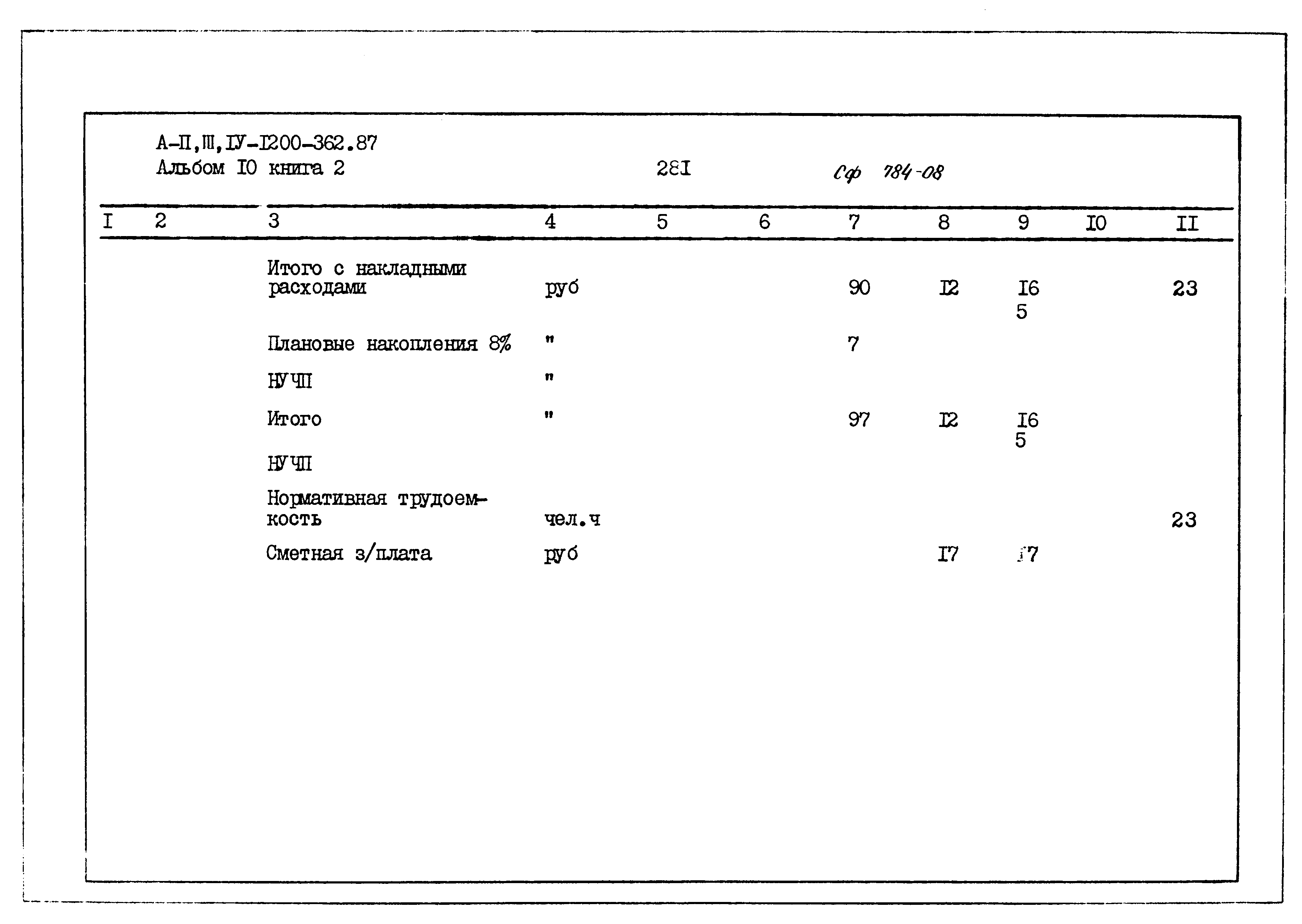 Типовой проект А-II,III,IV-1200-362.87