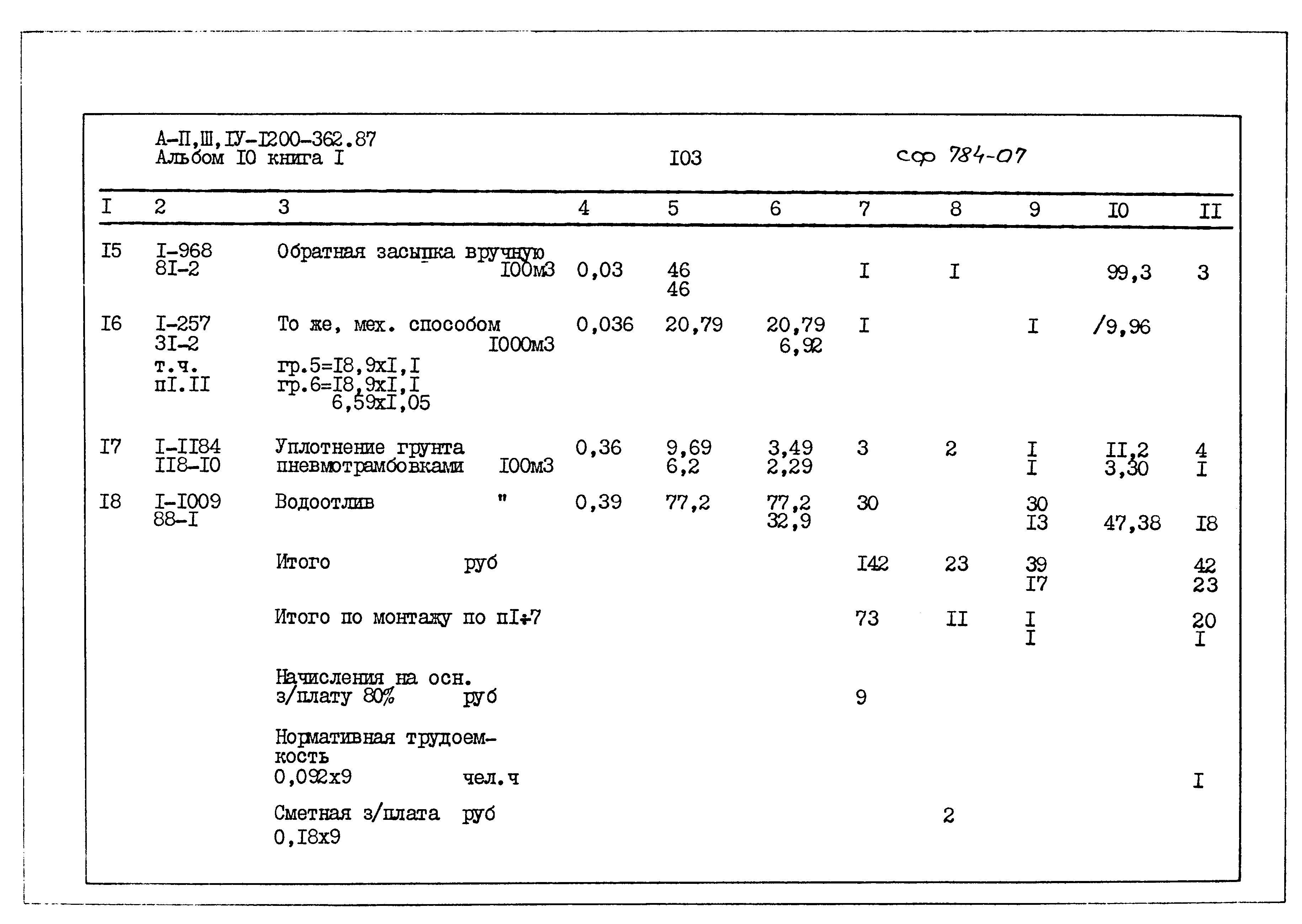 Типовой проект А-II,III,IV-1200-362.87