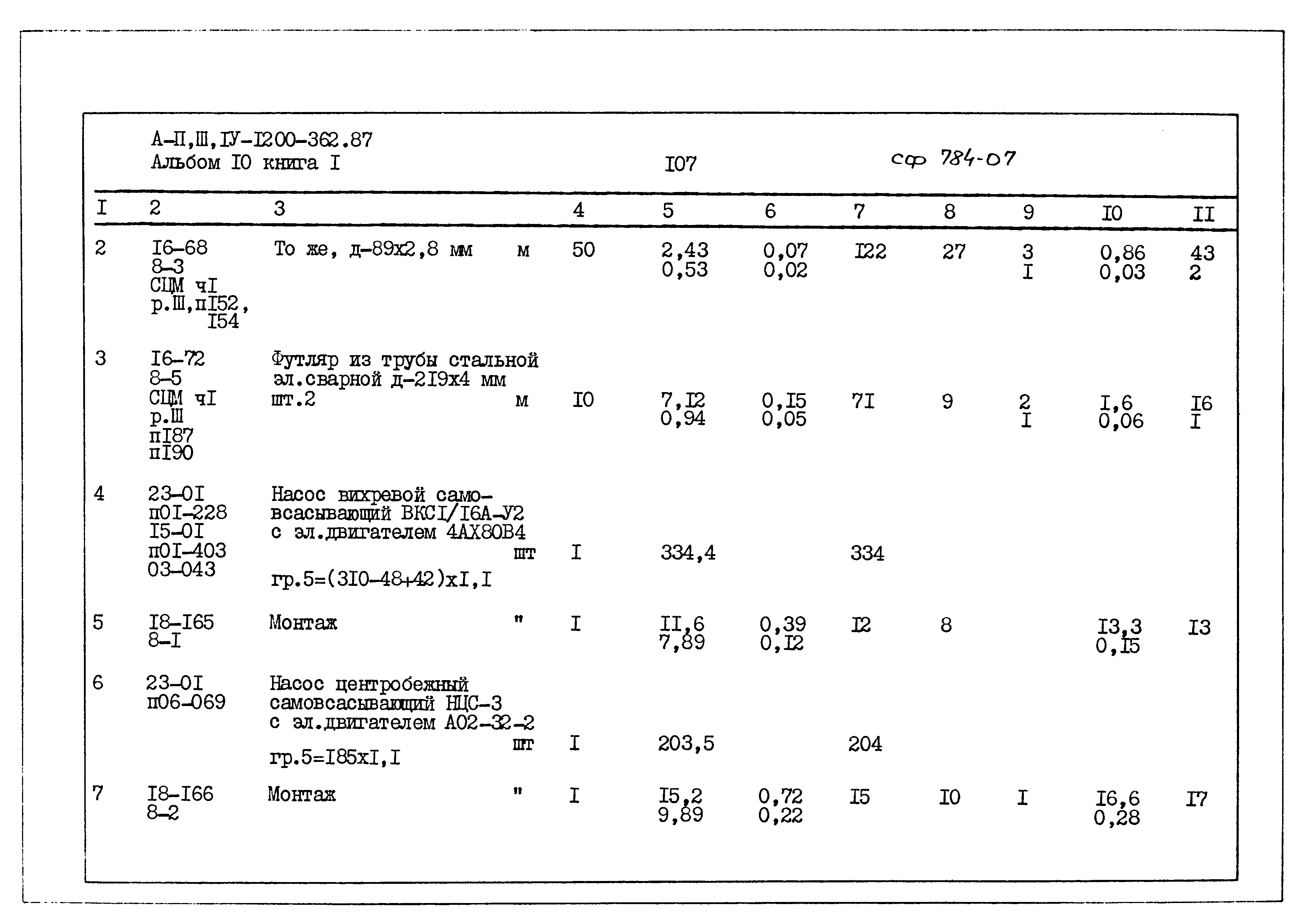 Типовой проект А-II,III,IV-1200-362.87