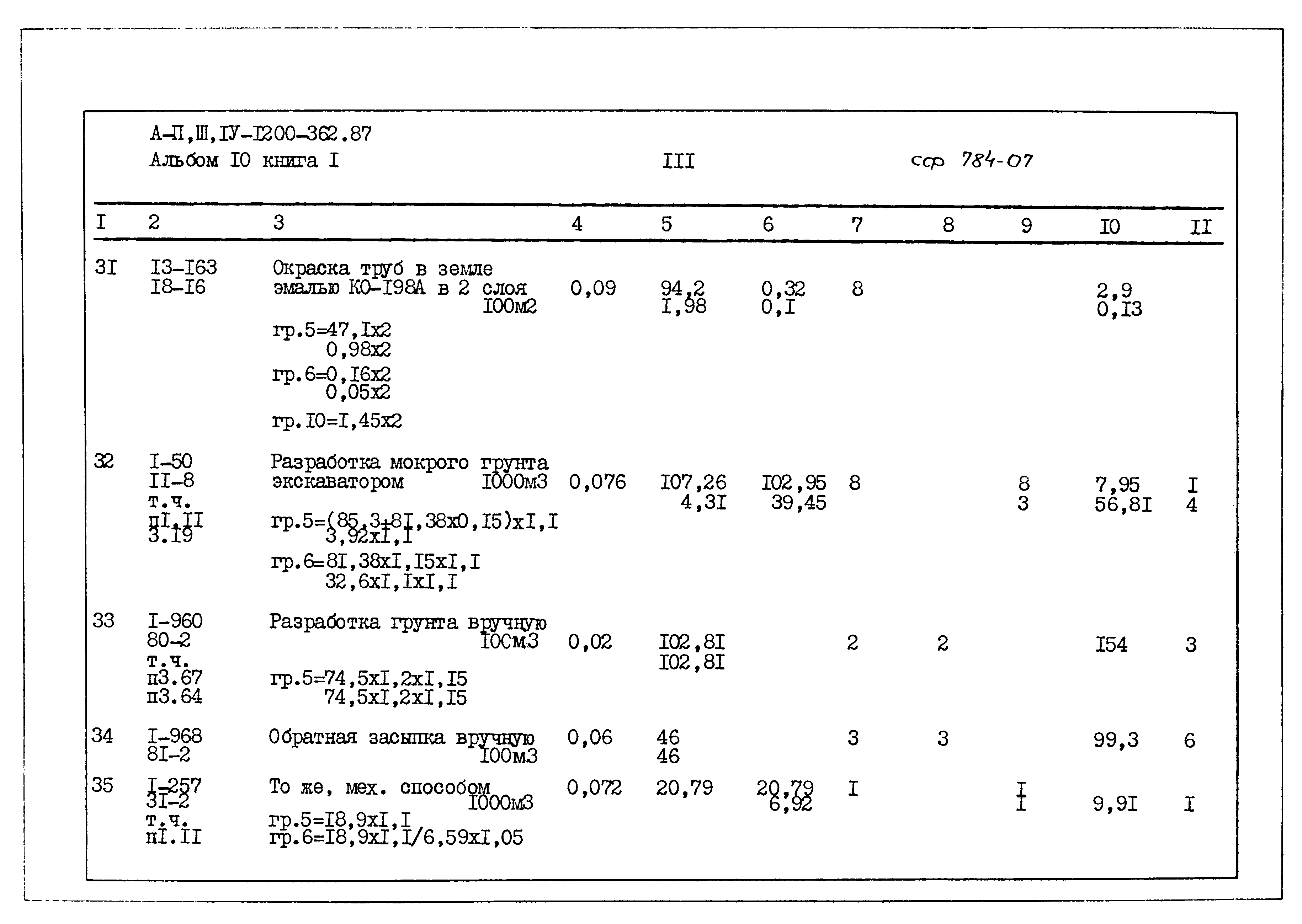 Типовой проект А-II,III,IV-1200-362.87