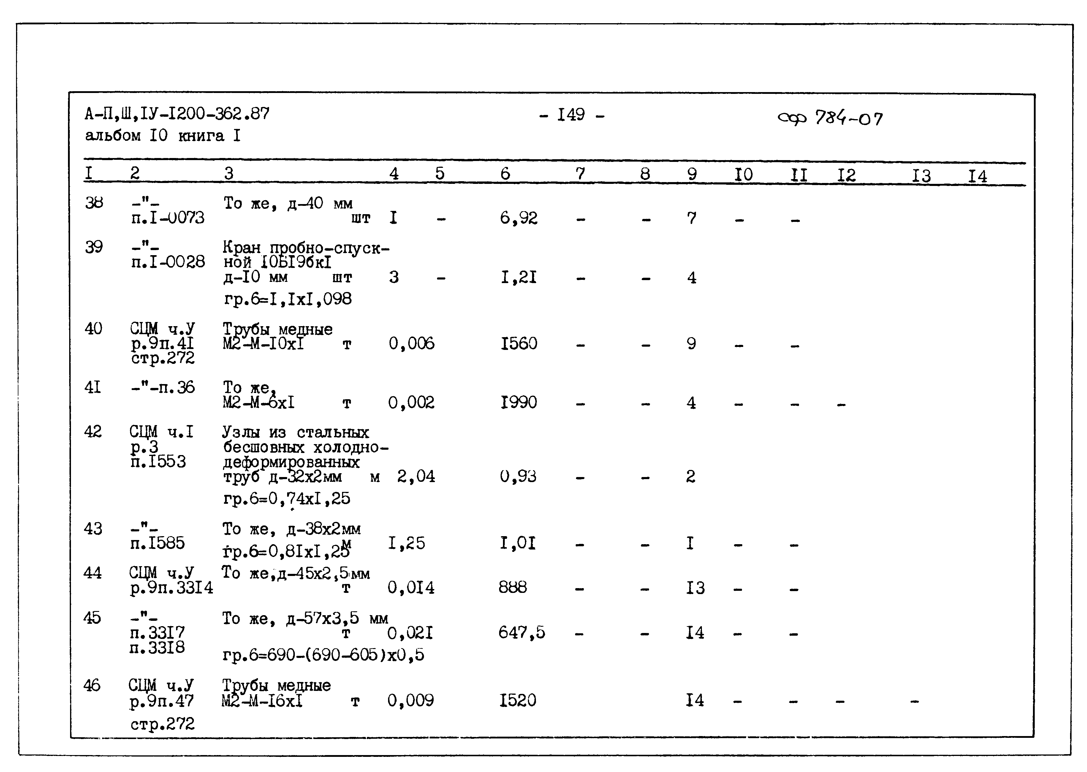 Типовой проект А-II,III,IV-1200-362.87