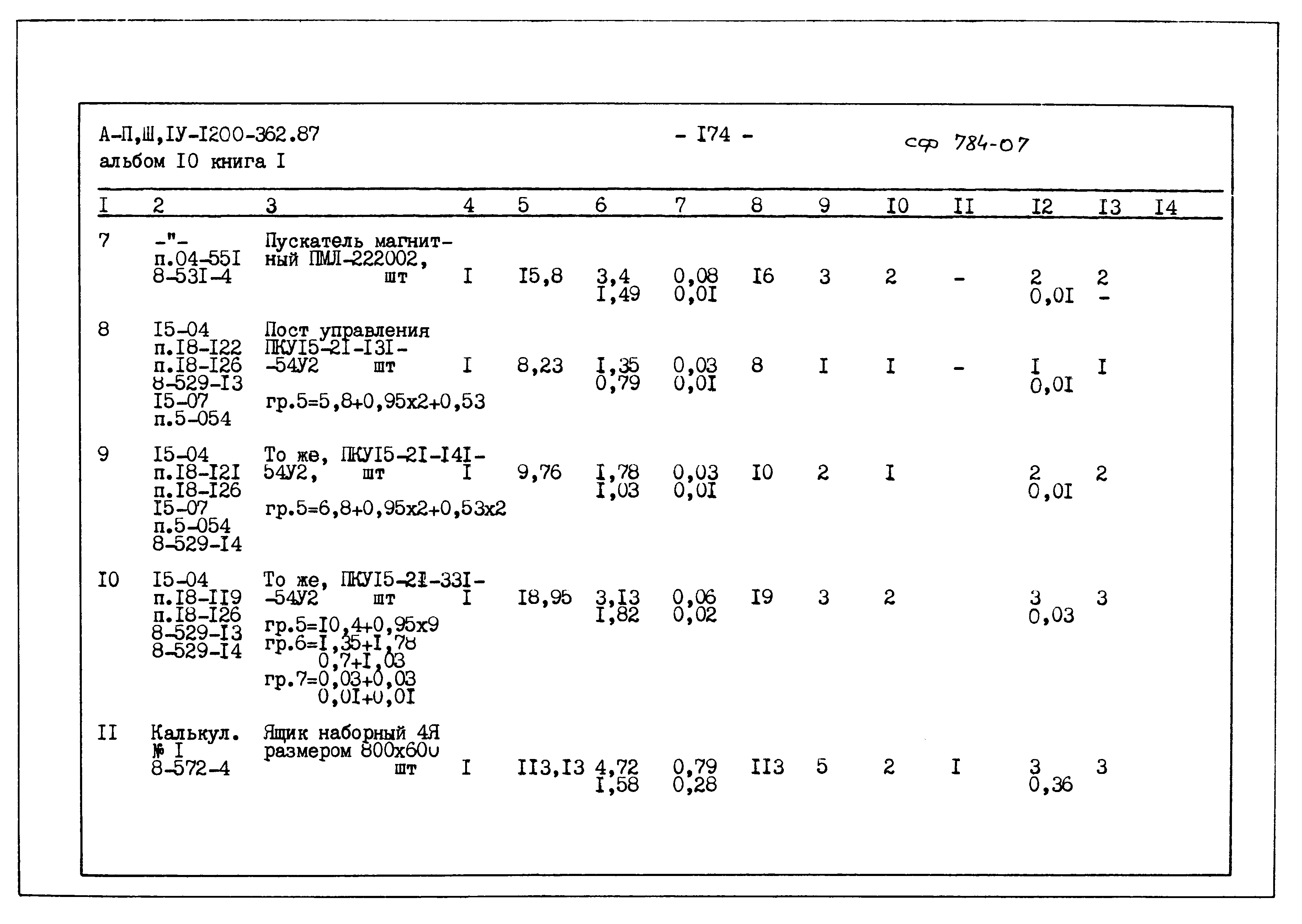 Типовой проект А-II,III,IV-1200-362.87