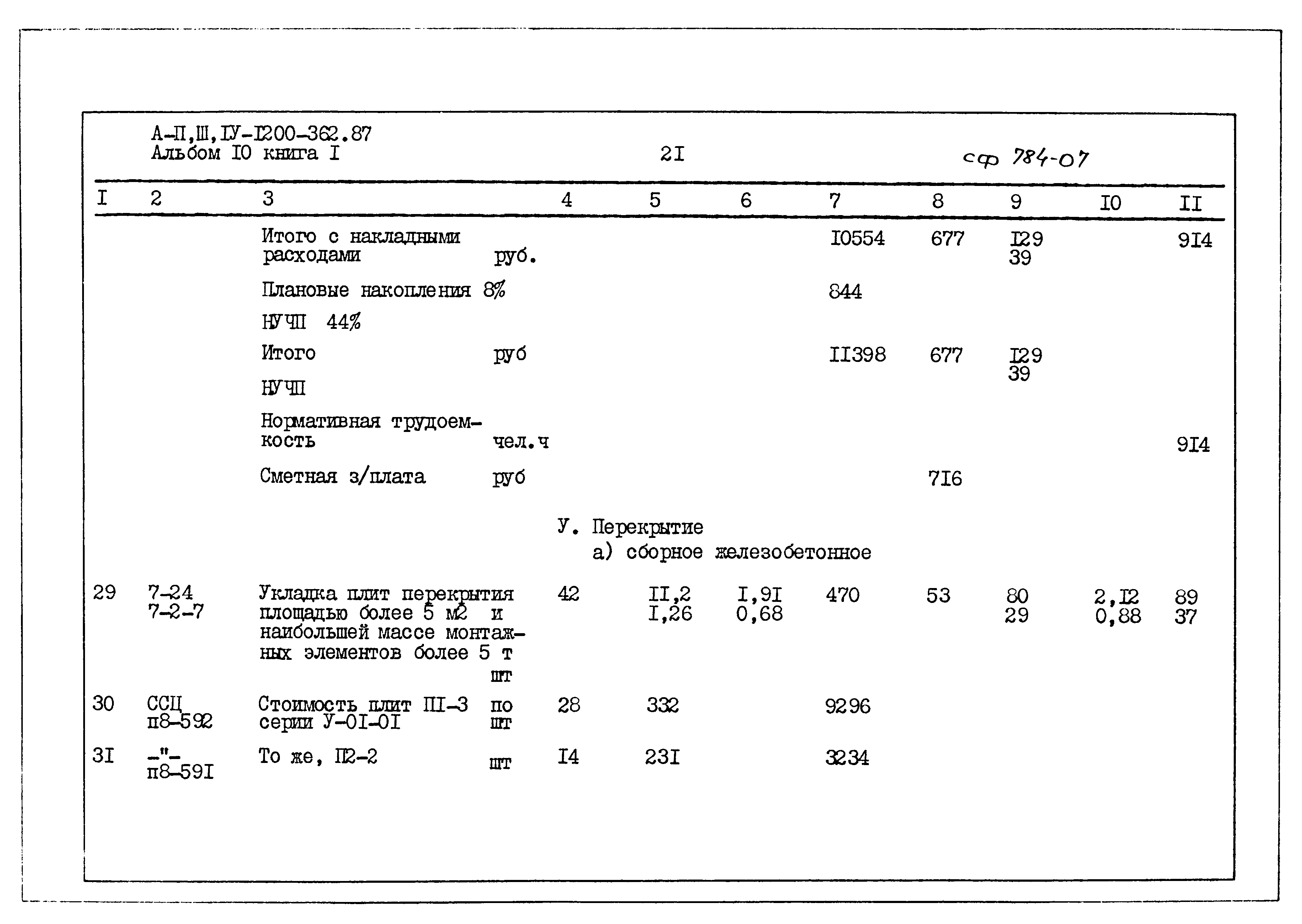 Типовой проект А-II,III,IV-1200-362.87