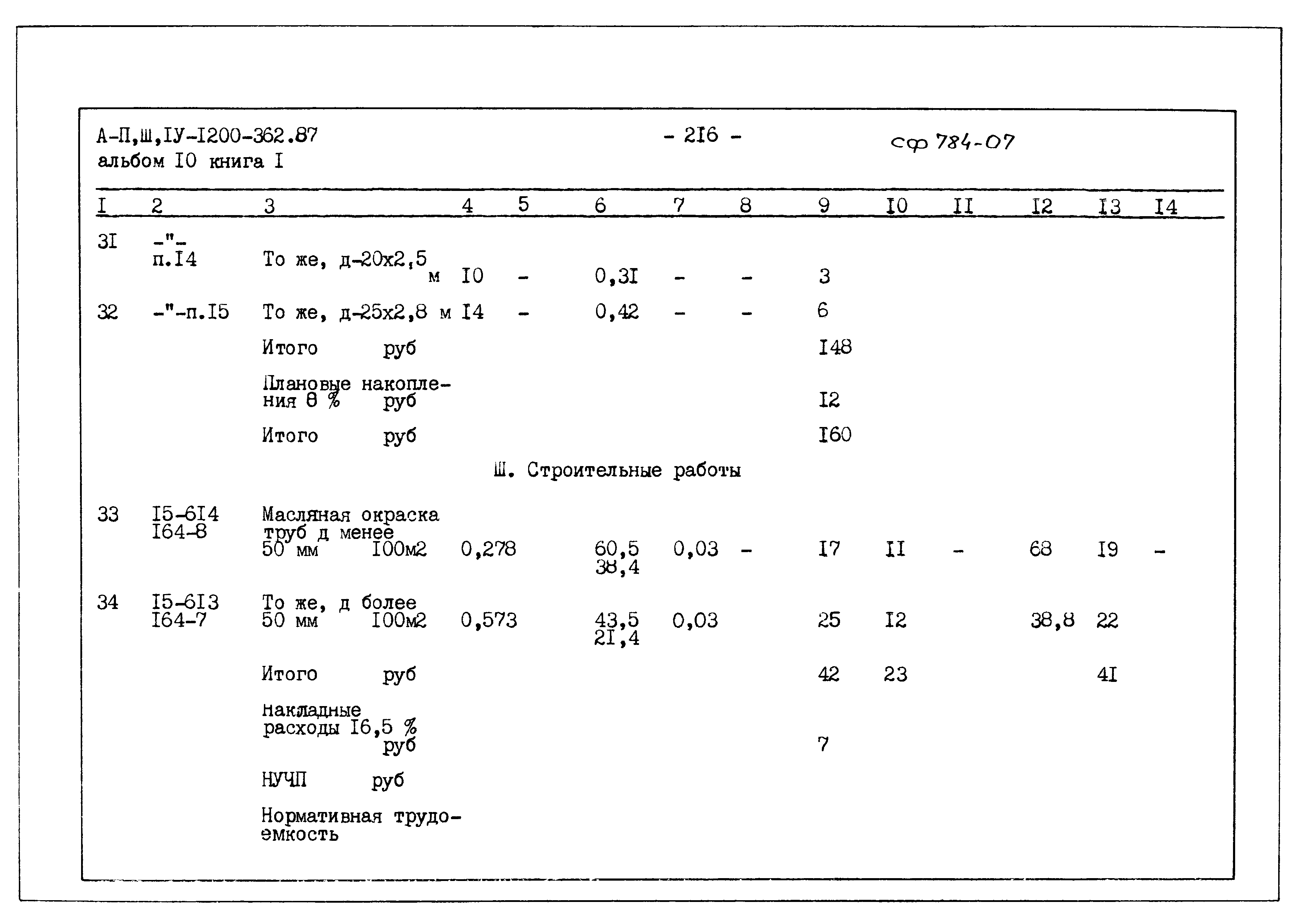 Типовой проект А-II,III,IV-1200-362.87
