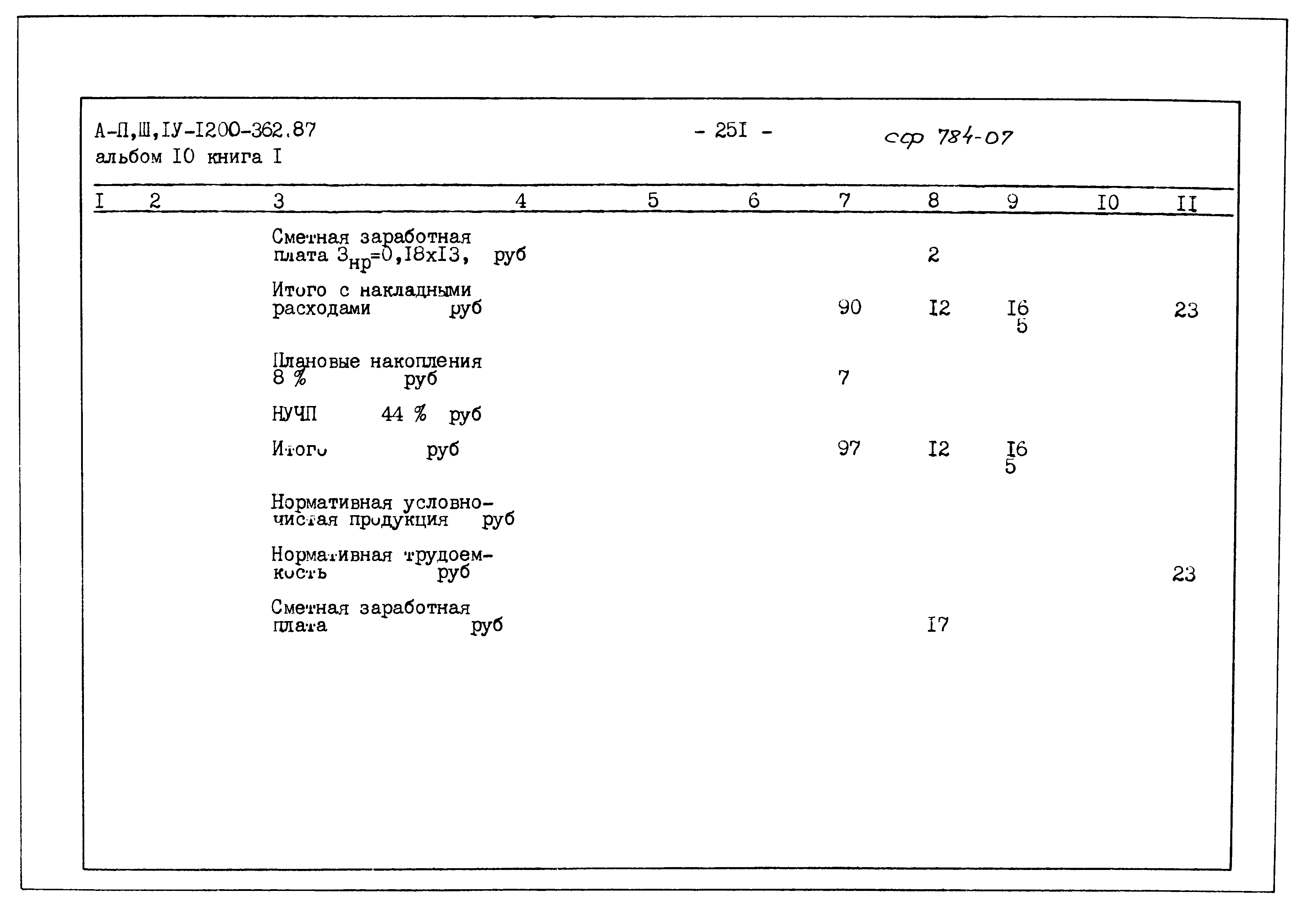 Типовой проект А-II,III,IV-1200-362.87