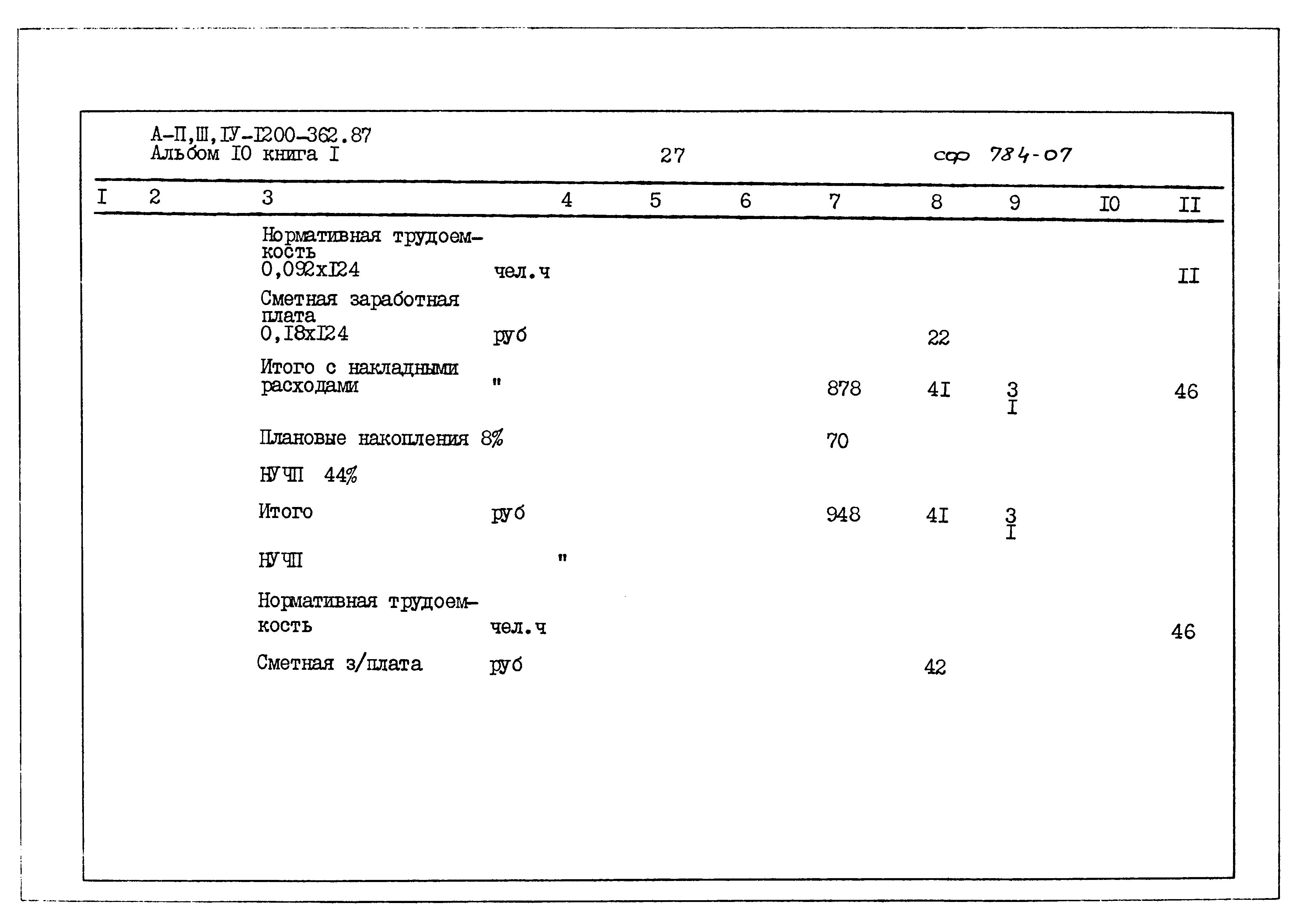Типовой проект А-II,III,IV-1200-362.87