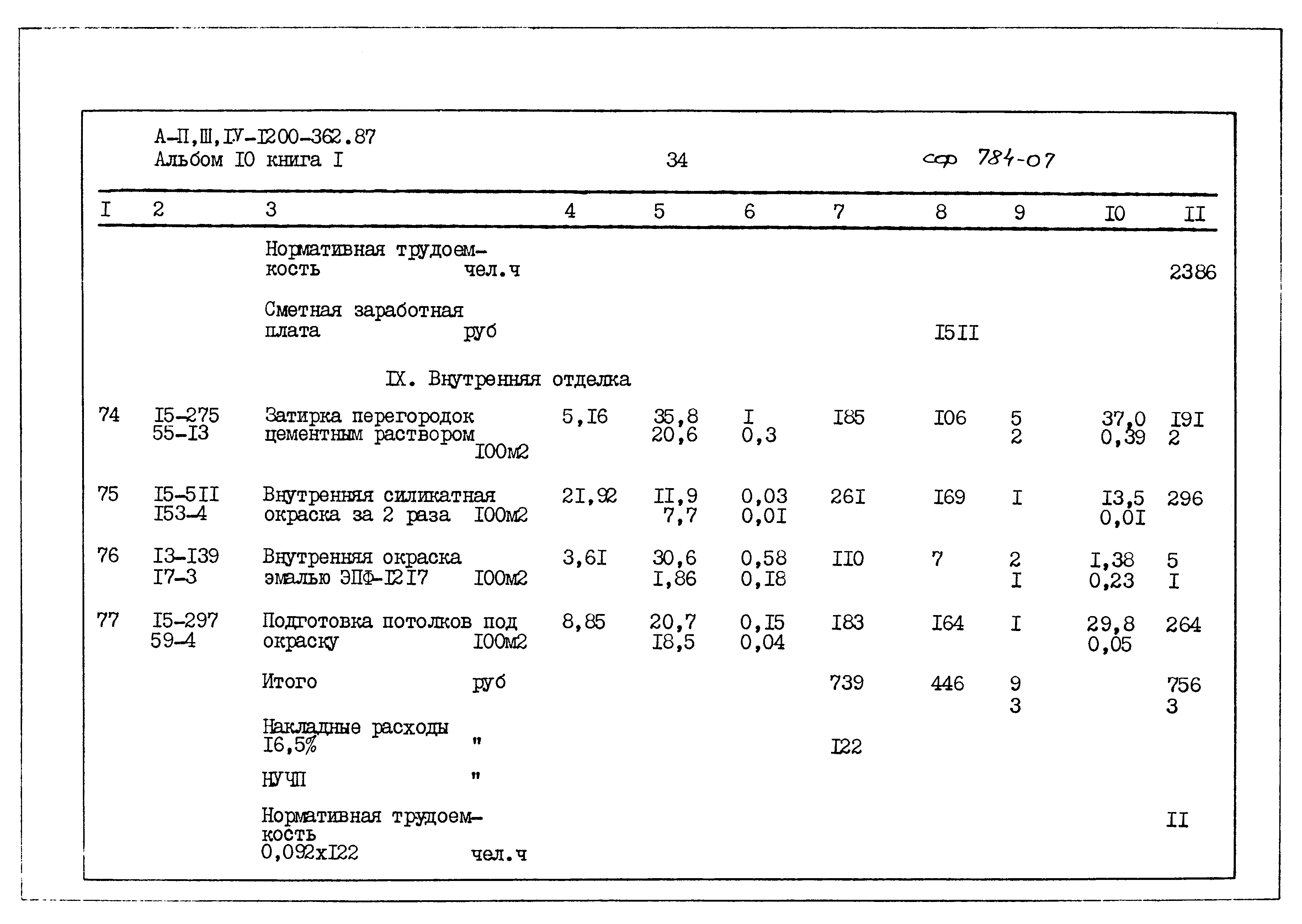 Типовой проект А-II,III,IV-1200-362.87