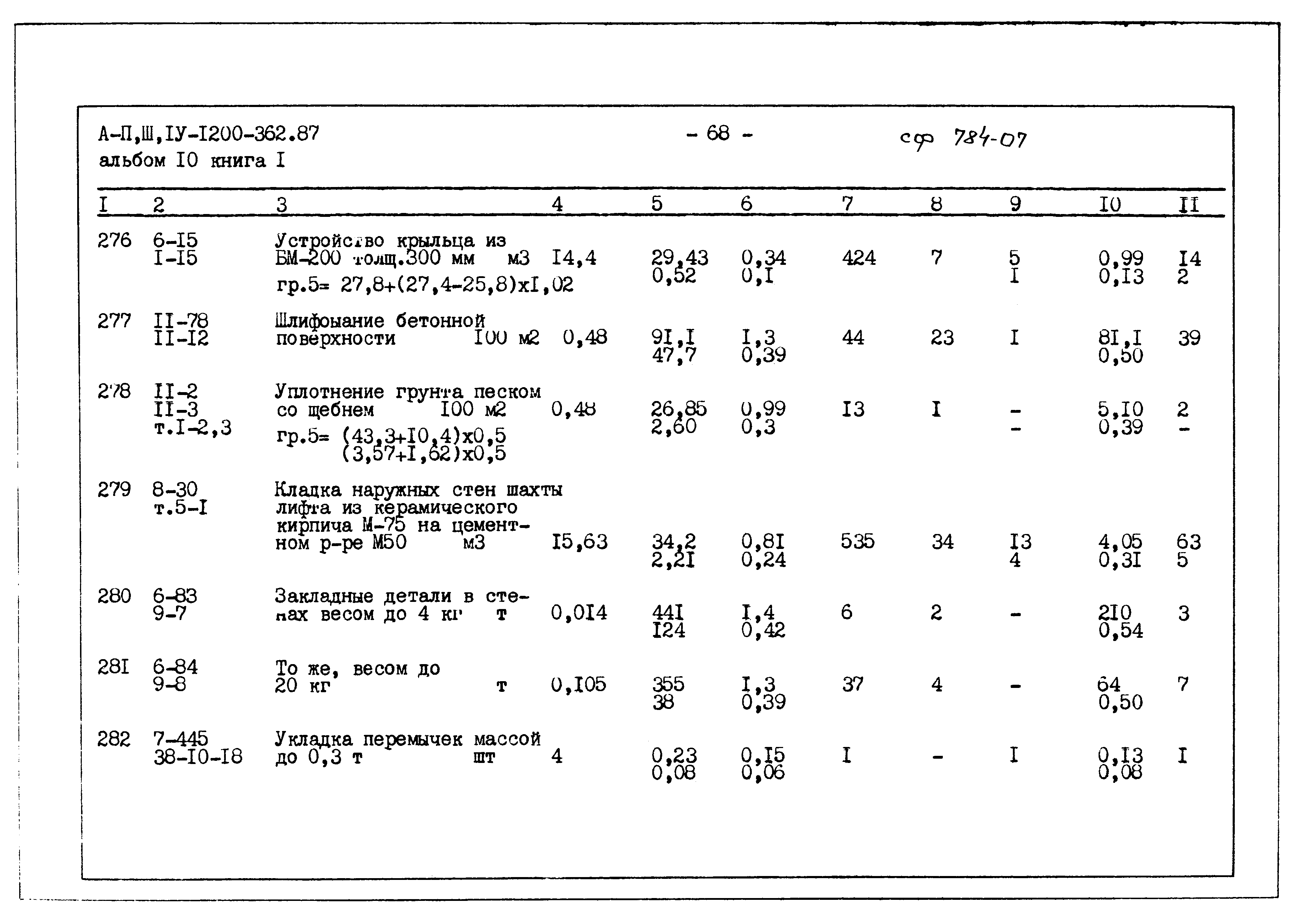 Типовой проект А-II,III,IV-1200-362.87