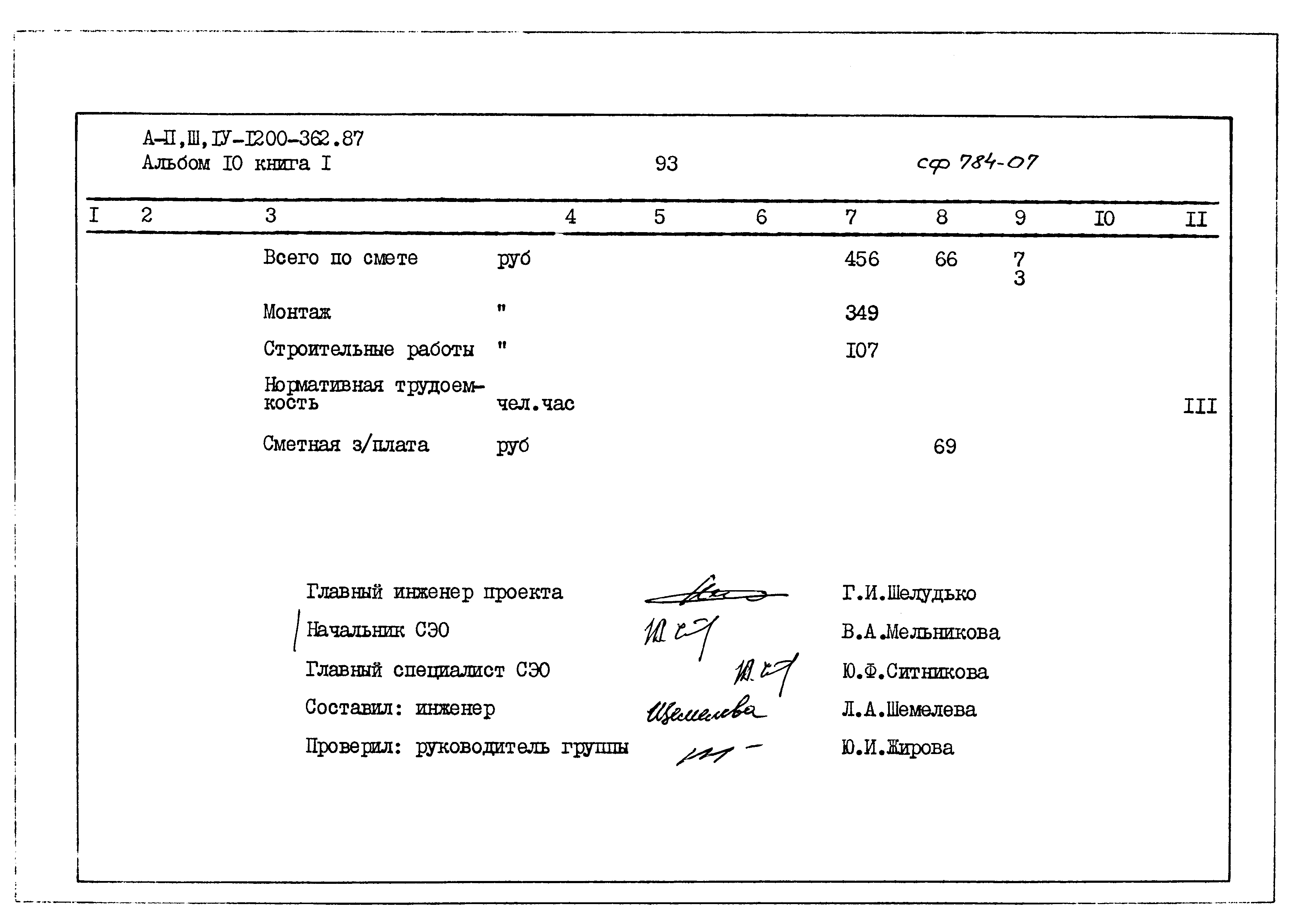 Типовой проект А-II,III,IV-1200-362.87