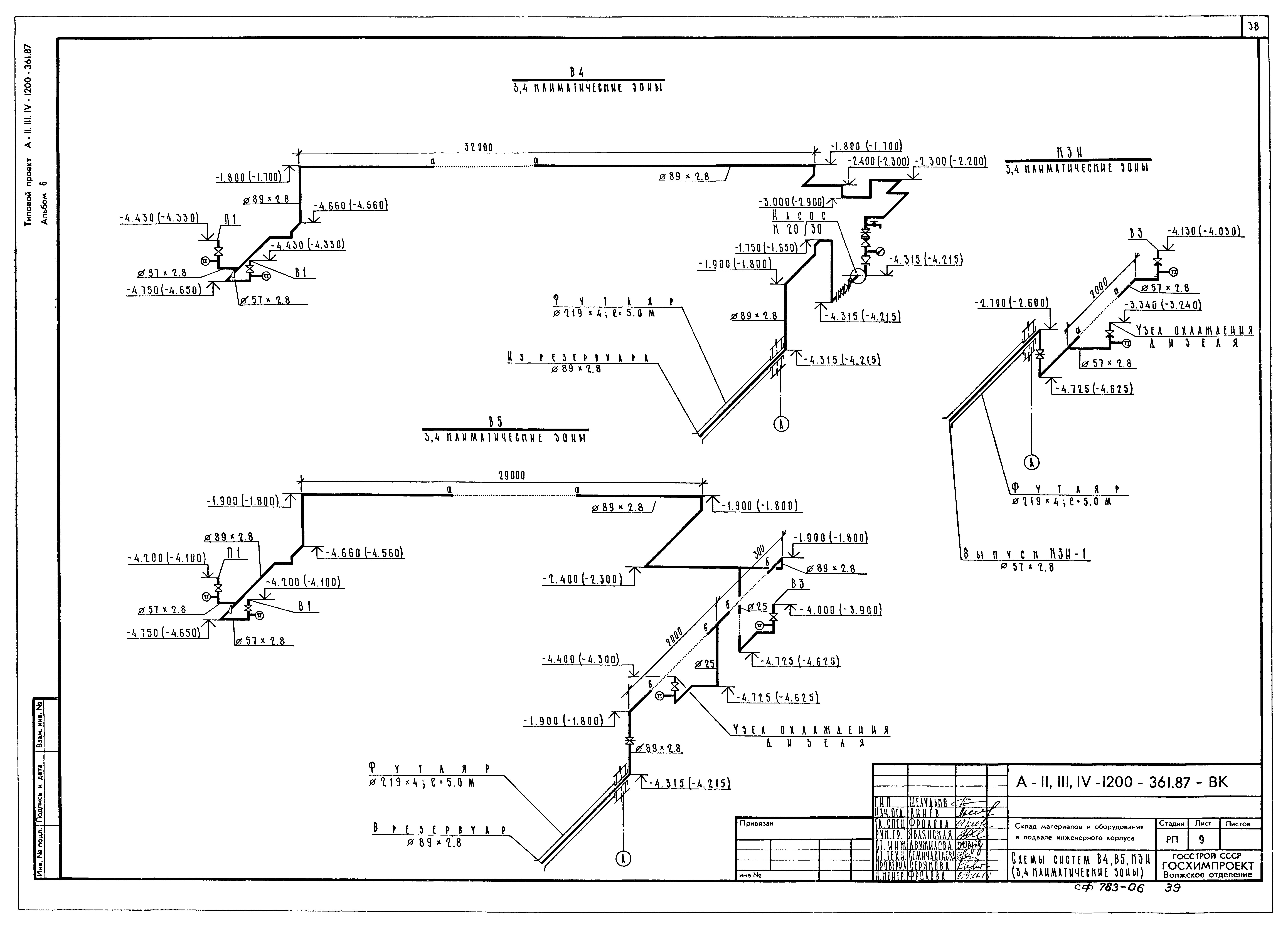 Типовой проект А-II,III,IV-1200-362.87