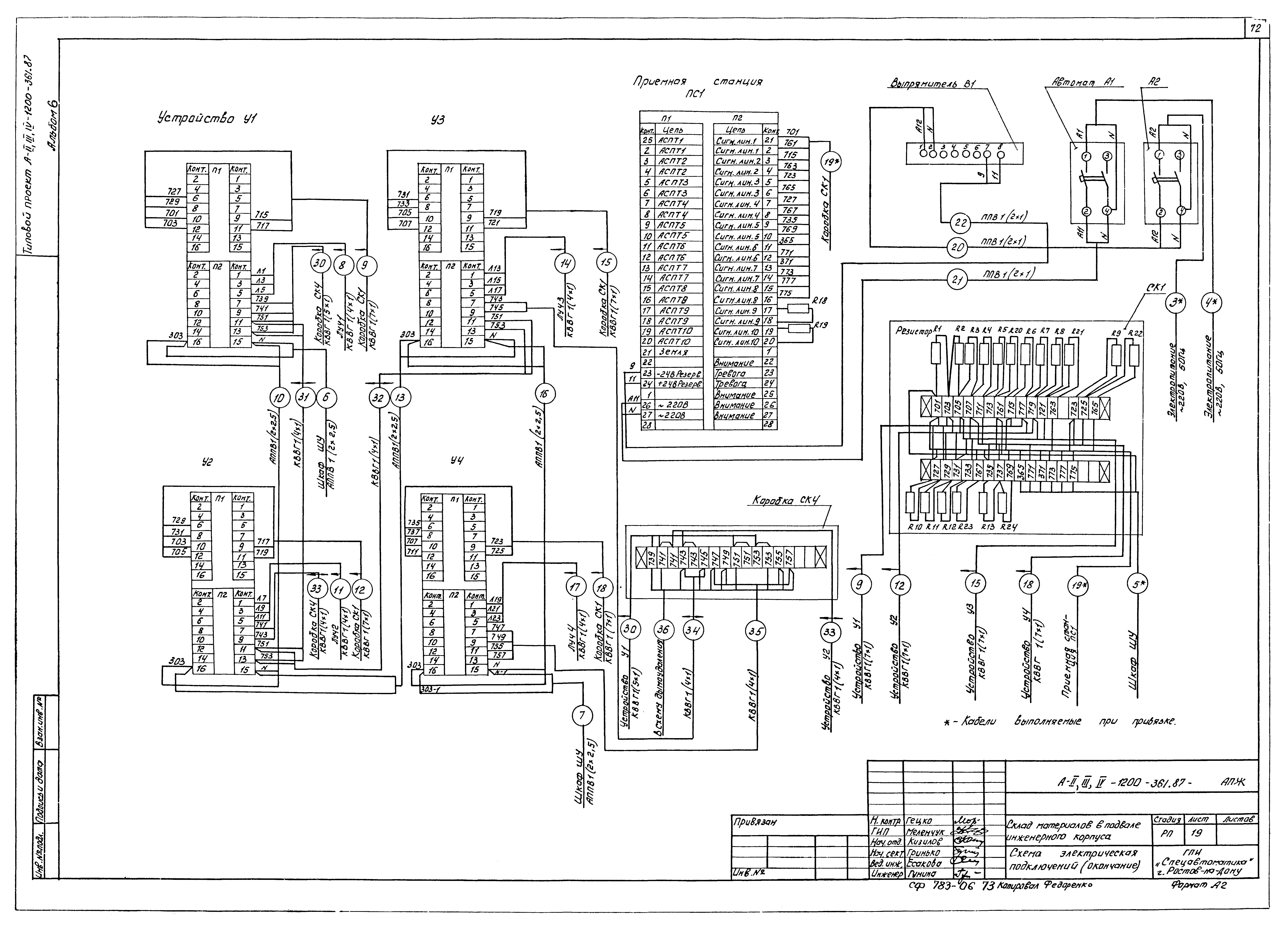 Типовой проект А-II,III,IV-1200-362.87