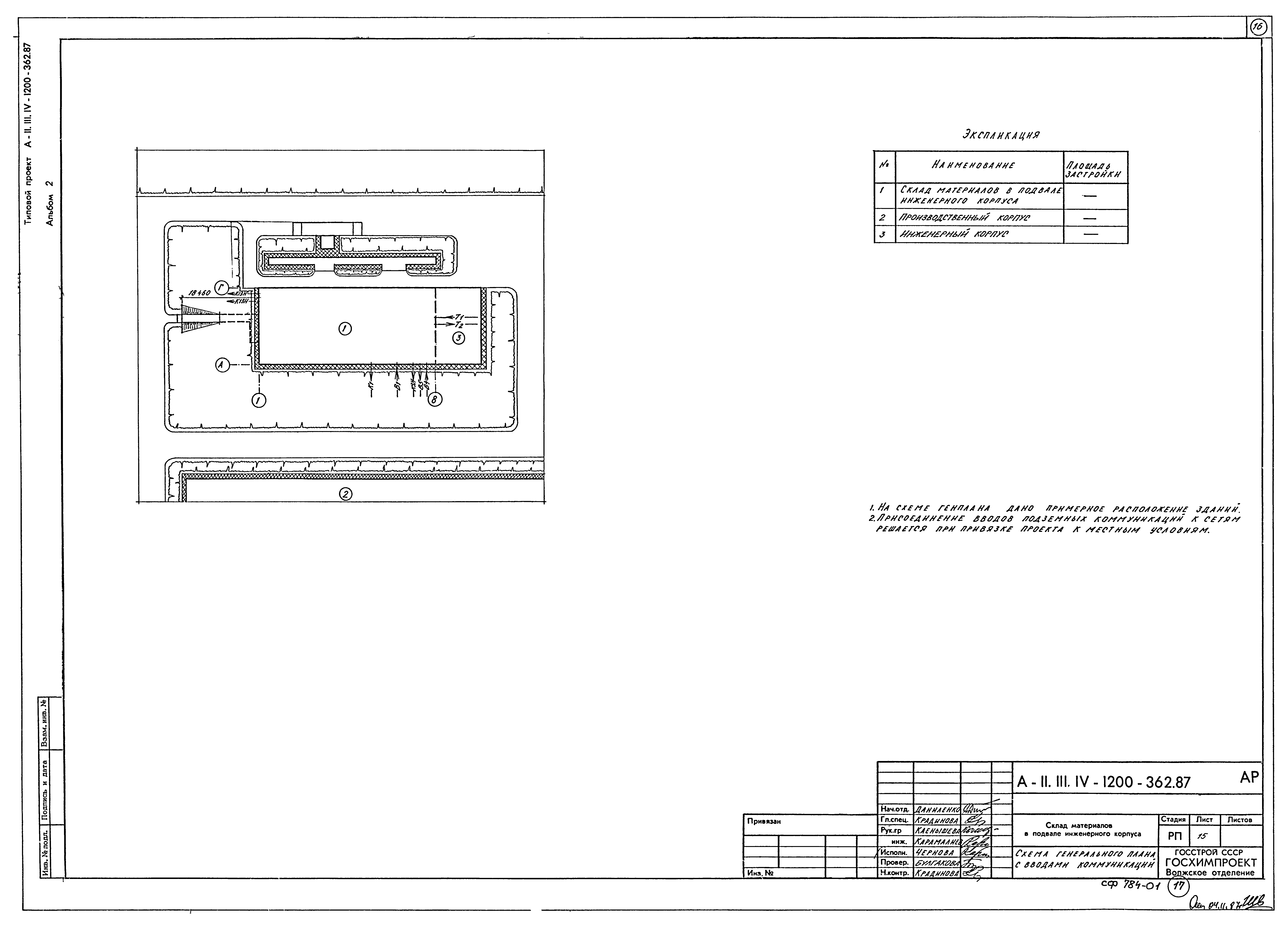 Типовой проект А-II,III,IV-1200-362.87