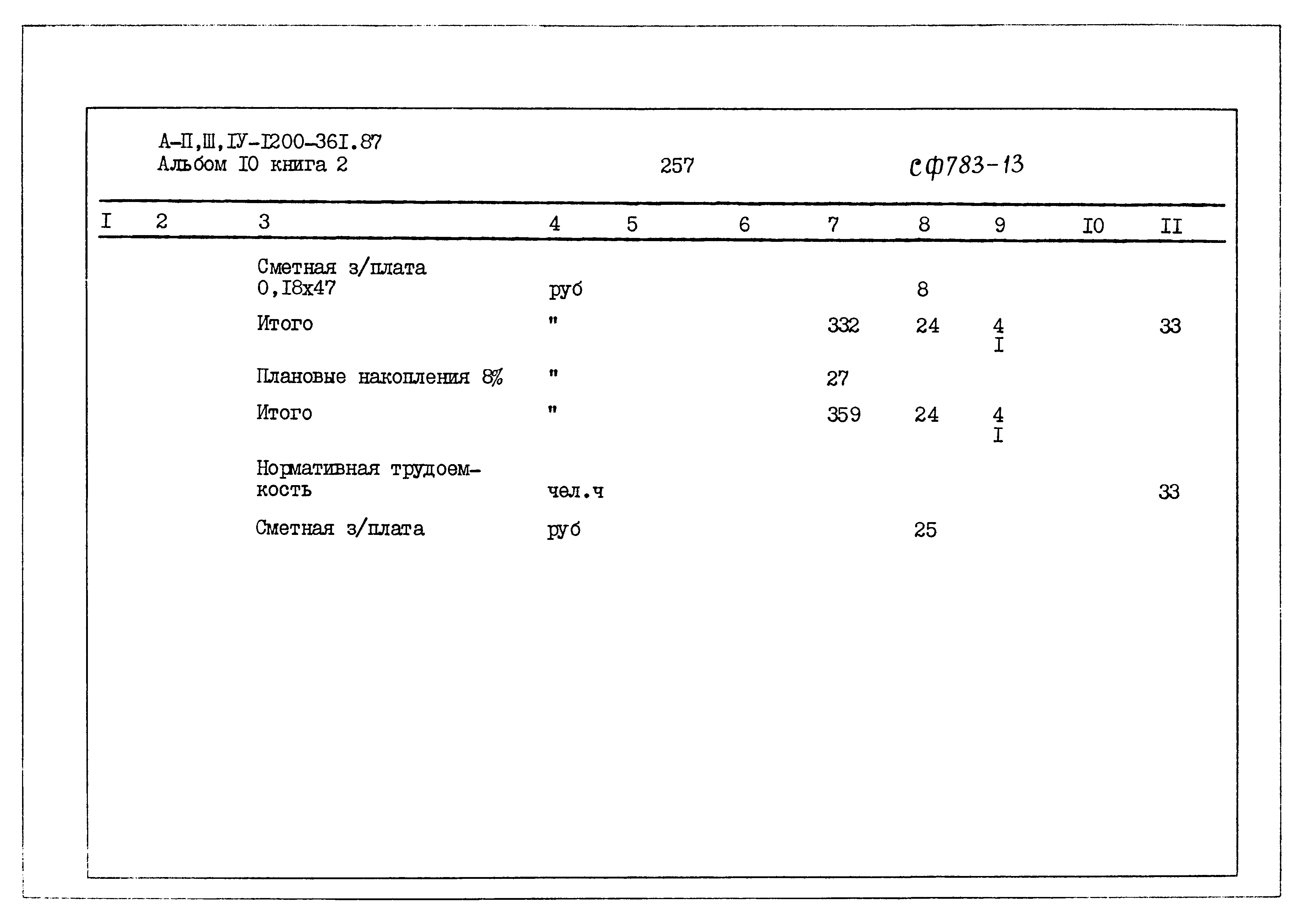 Типовой проект А-II,III,IV-1200-361.87